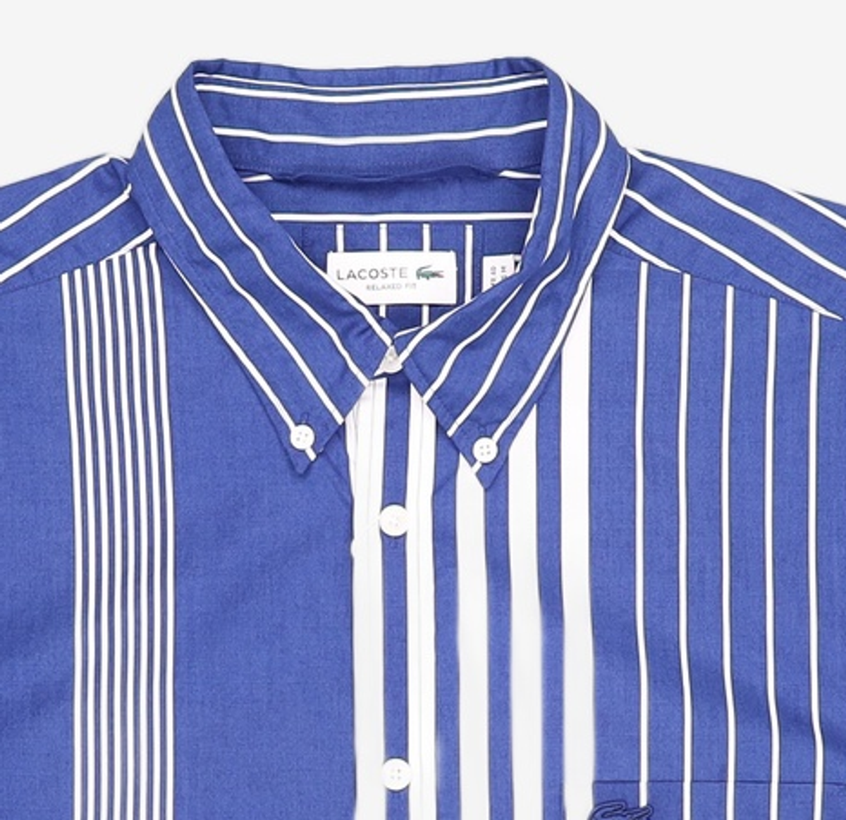 라코스테(LACOSTE) 남성 스트라이프 버티컬 셔츠 LCST CH9768-20BRU0 40