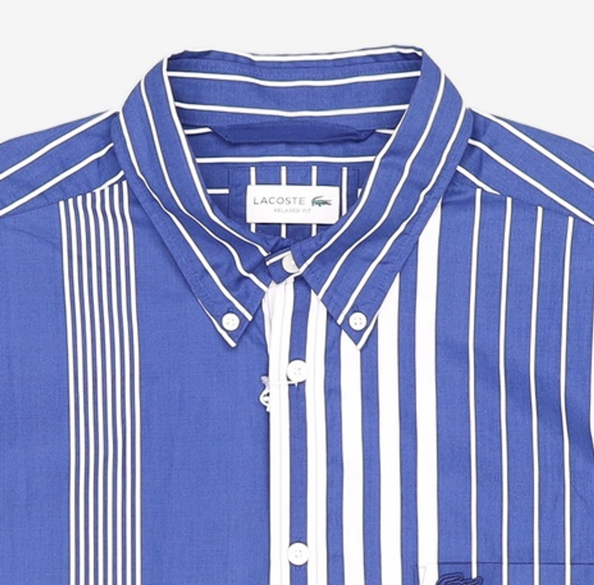라코스테(LACOSTE) 남성 스트라이프 버티컬 셔츠 LCST CH9768-20BRU0 40