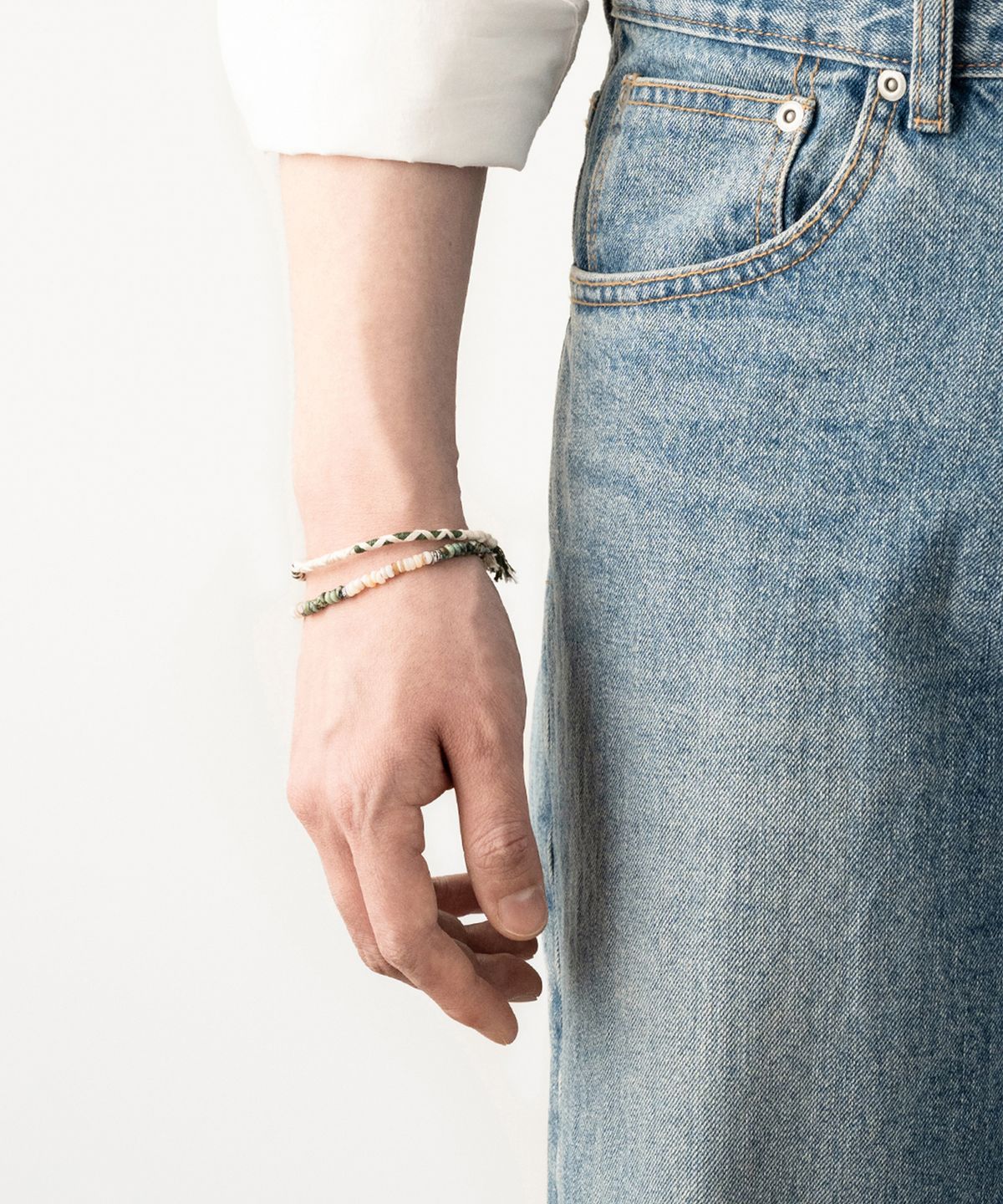 와일드 브릭스(WILD BRICKS) W25 DOUBLE BRACELET (green)