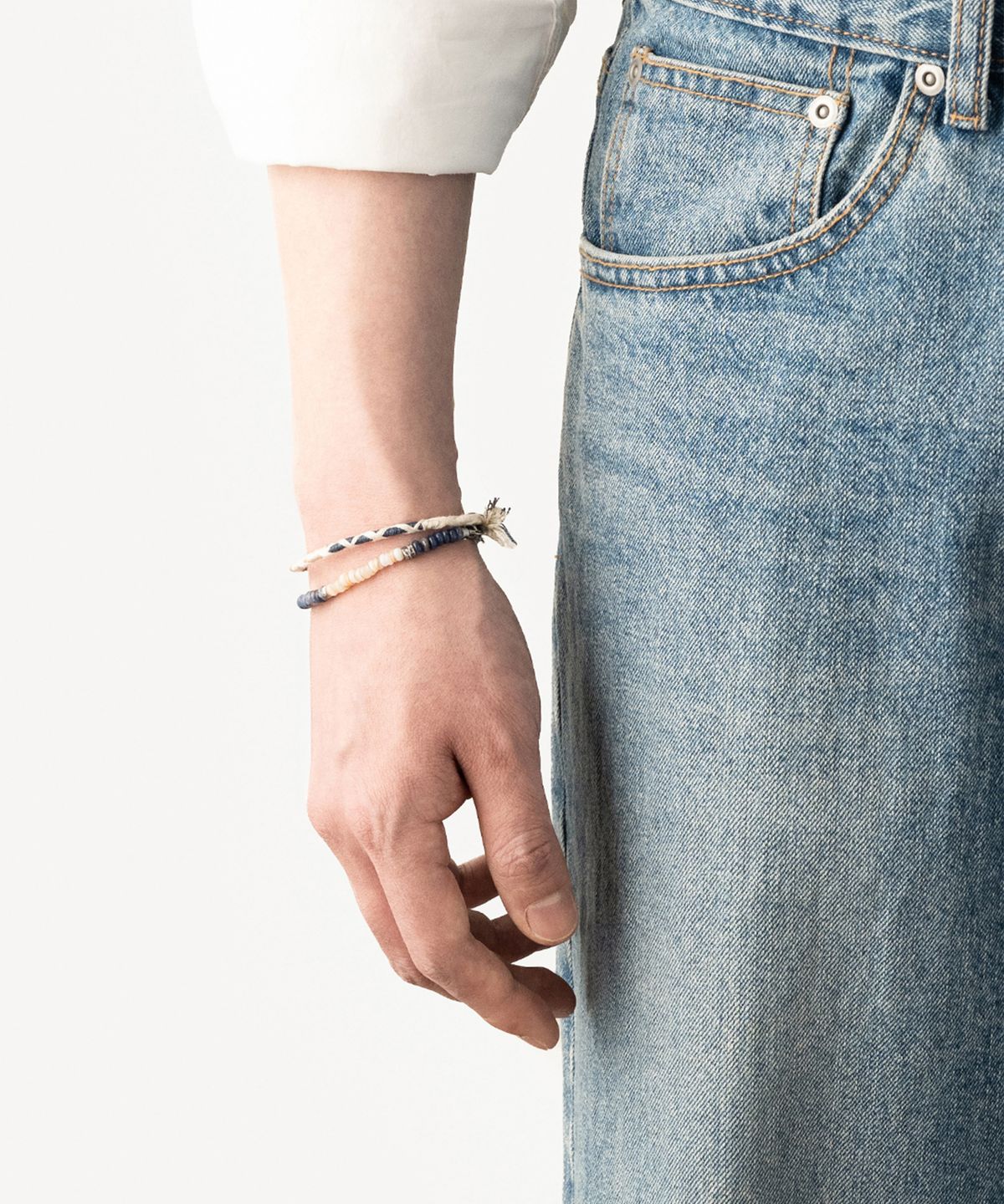와일드 브릭스(WILD BRICKS) W25 DOUBLE BRACELET (blue)