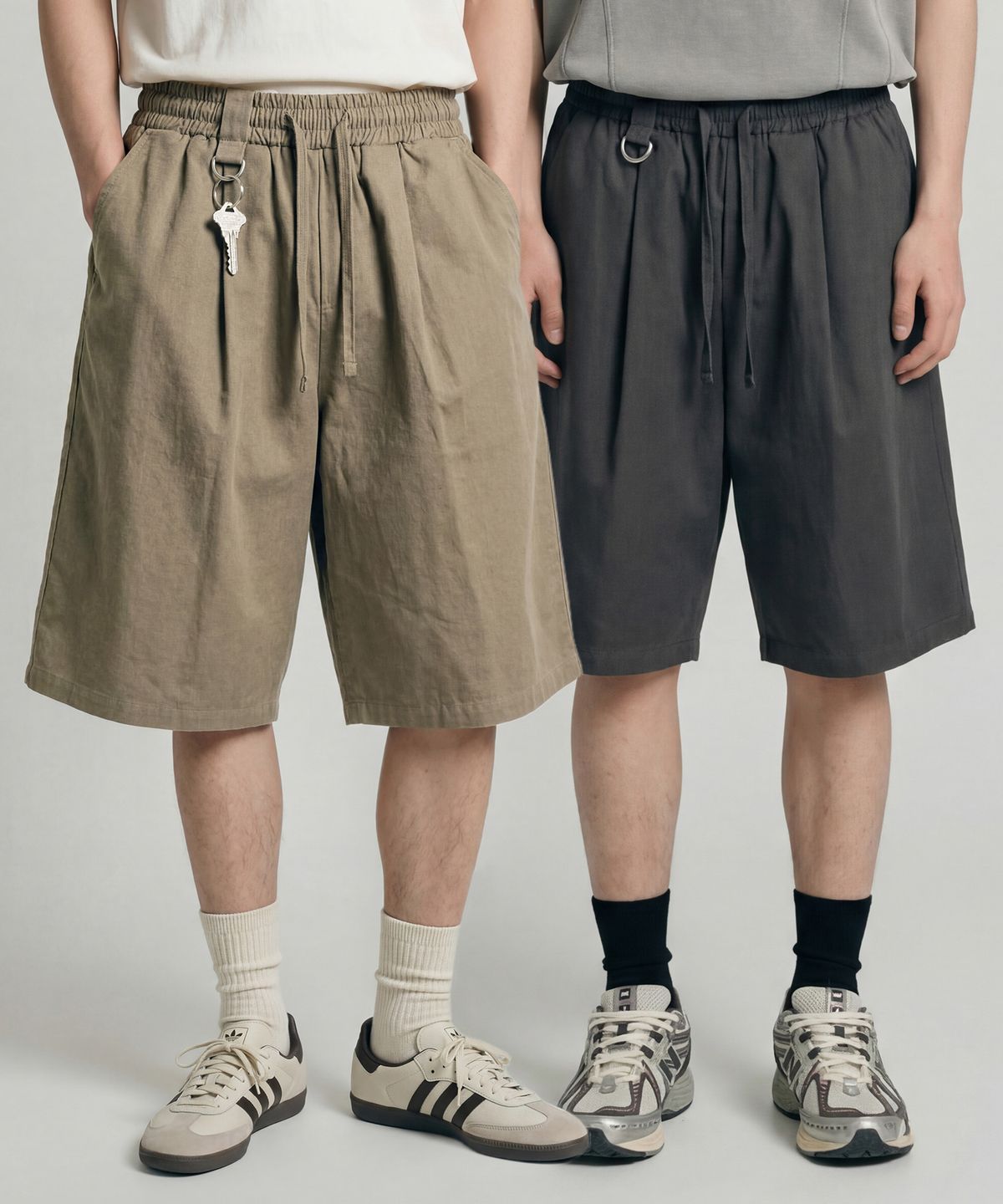 제멋(JEMUT) [2PACK] 카치온 D링 버뮤다 팬츠 6종 KJSP2701