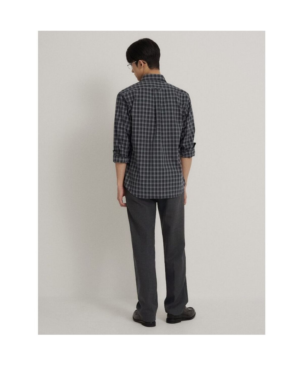 빈폴 멘(BEANPOLE MEN) 울 혼방 세미와이드 슬랙스  애쉬