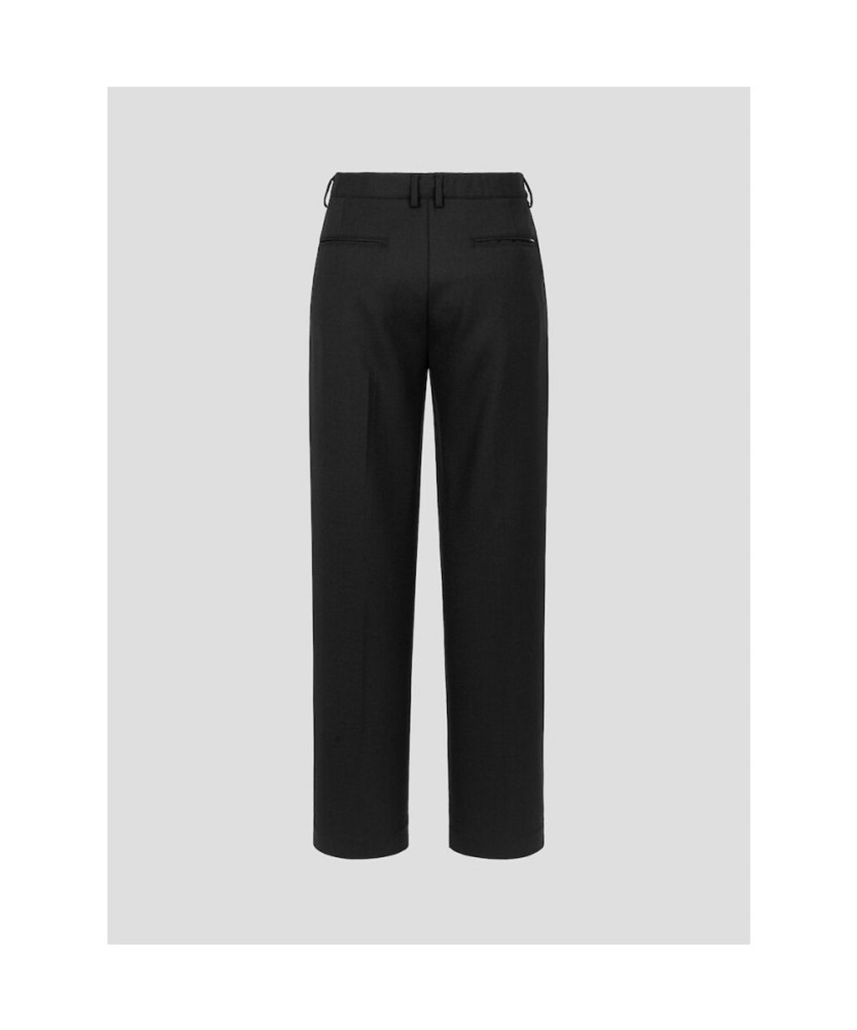 빈폴 멘(BEANPOLE MEN) 울 혼방 세미와이드 슬랙스  블랙