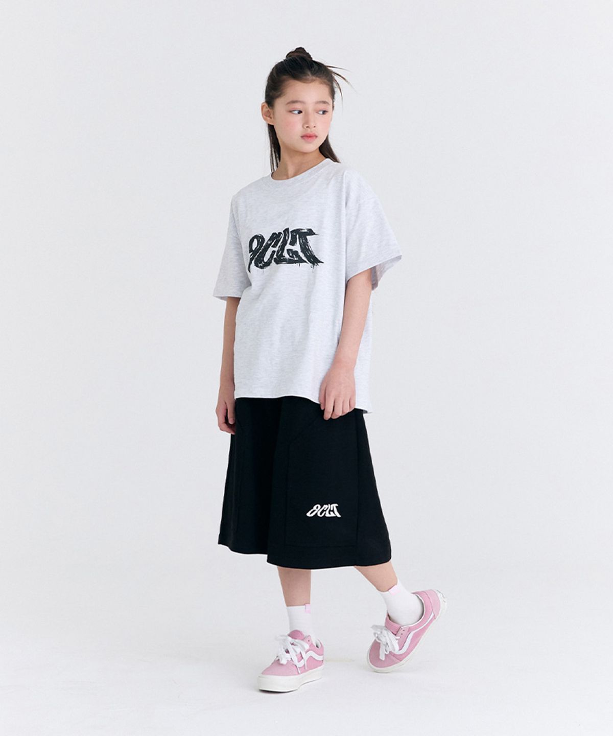오실롯 주니어(OCELOT JUNIOR) [SET] G12F14 블러디 데일리버뮤다 셋업 (라그/블랙)