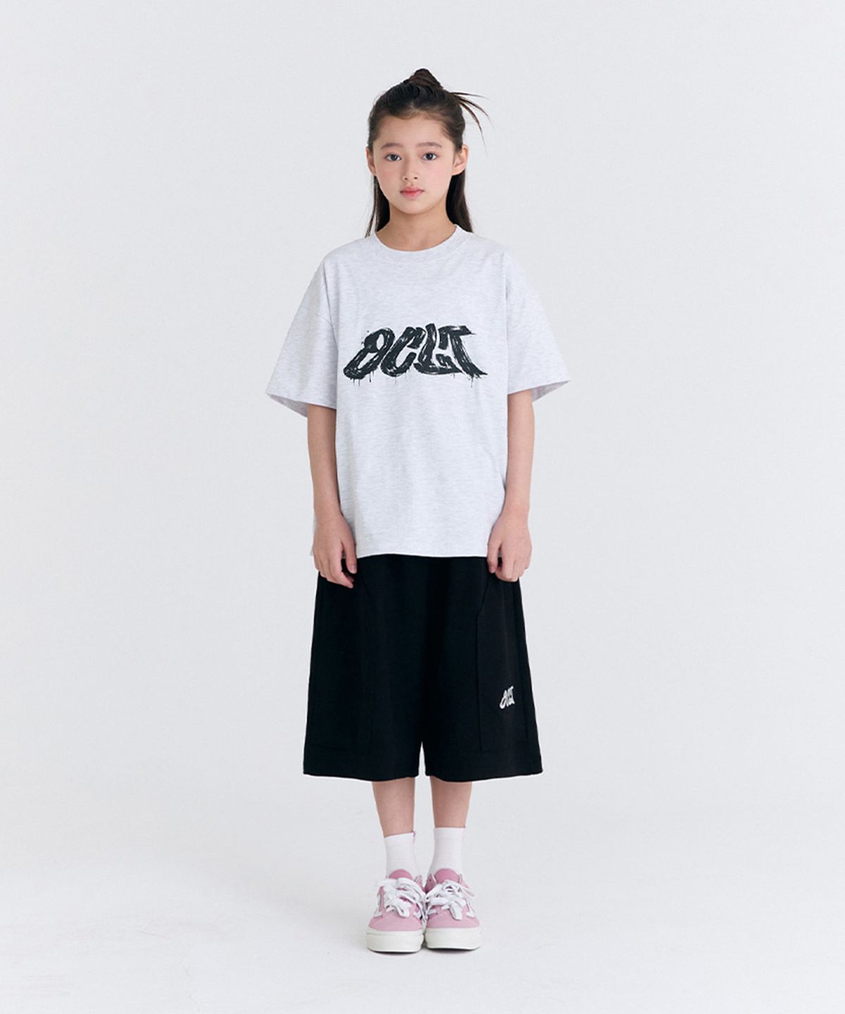 오실롯 주니어(OCELOT JUNIOR) [SET] G12F14 블러디 데일리버뮤다 셋업 (라그/블랙)