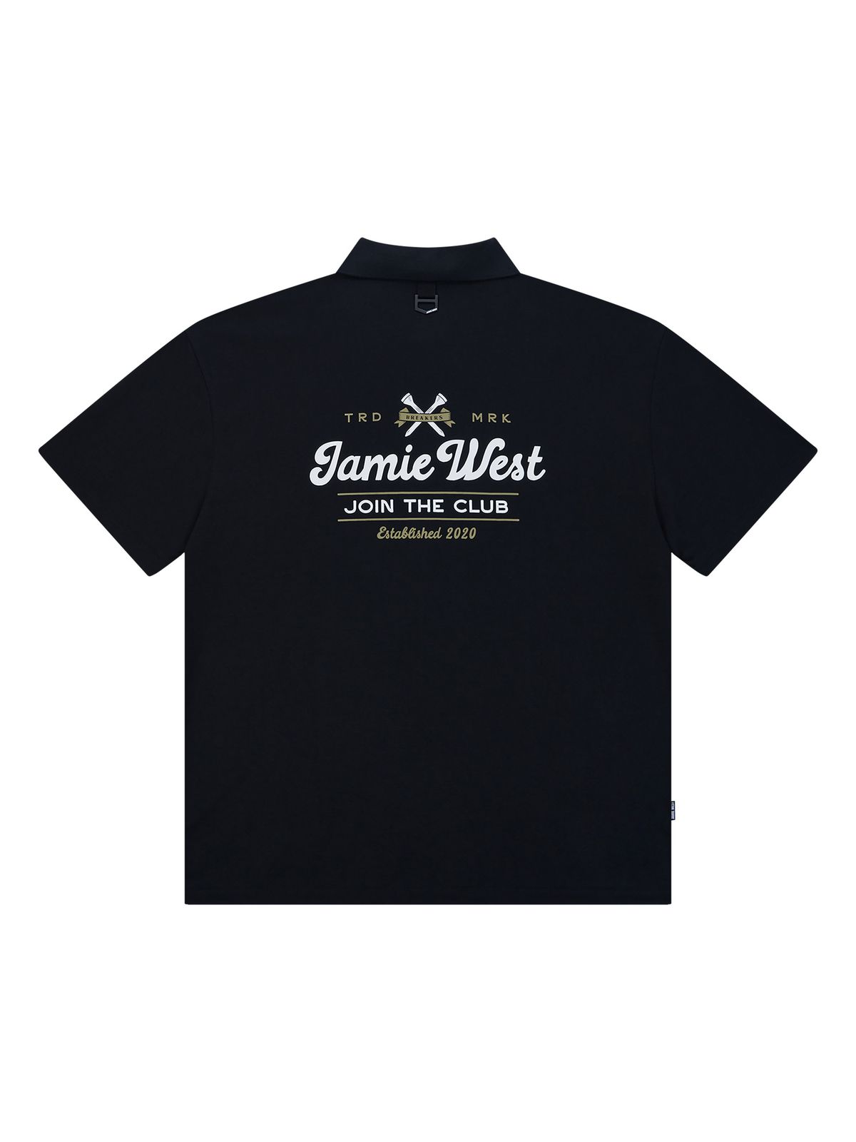 제이미웨스트(JAMIE WEST) [JWGC] J.T.C 레터링 카라티셔츠 (블랙)