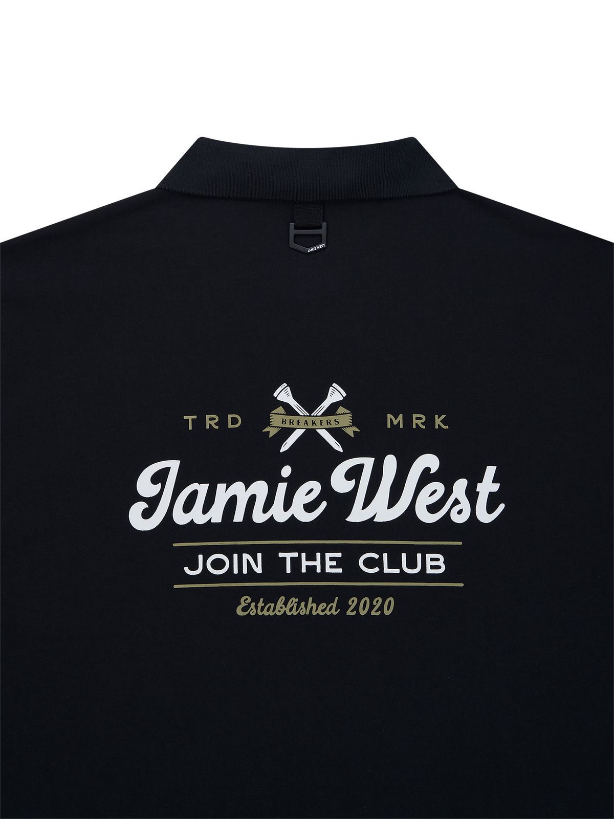 제이미웨스트(JAMIE WEST) [JWGC] J.T.C 레터링 카라티셔츠 (블랙)