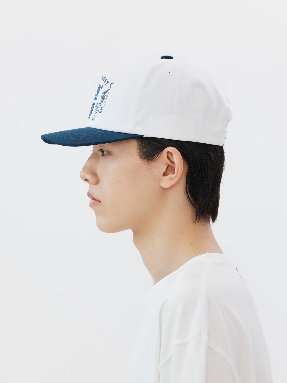제이미웨스트(JAMIE WEST) 무계 타이거 트러커 볼캡 (네이비)