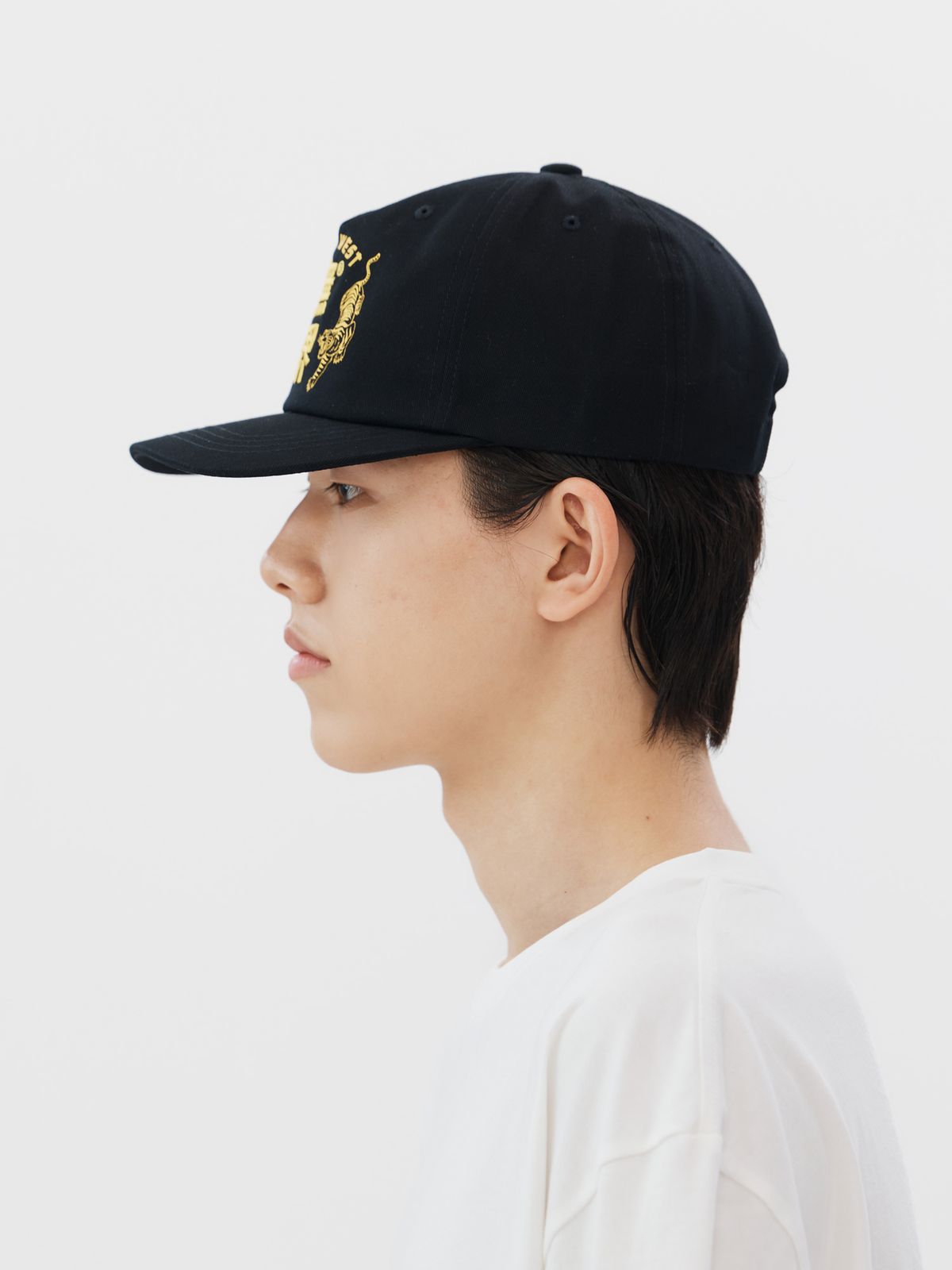 제이미웨스트(JAMIE WEST) 무계 타이거 트러커 볼캡 (블랙)