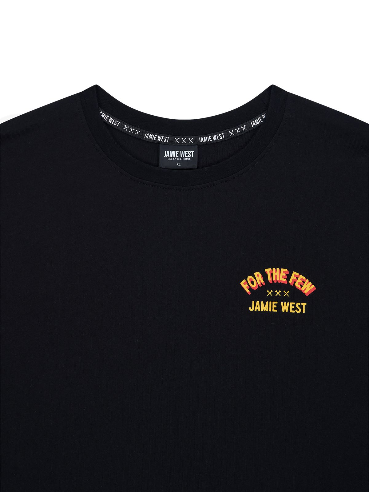 제이미웨스트(JAMIE WEST) 하울링 타이거 레트로 티셔츠 (블랙)