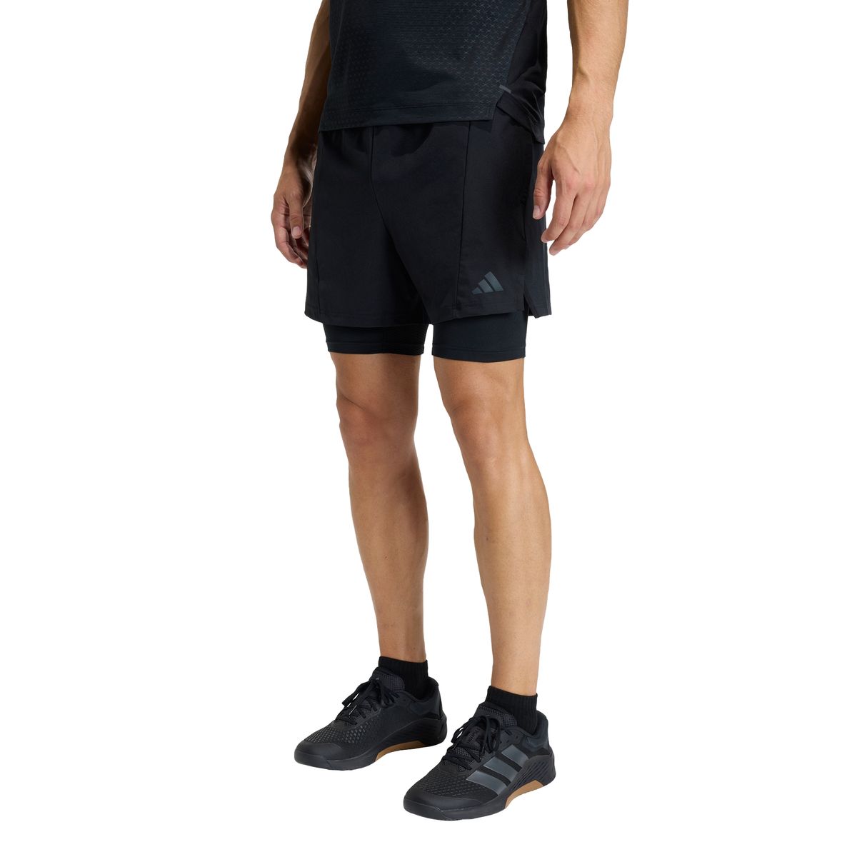 아디다스(ADIDAS) D4T 워크아웃 투인원 쇼츠 KF6431