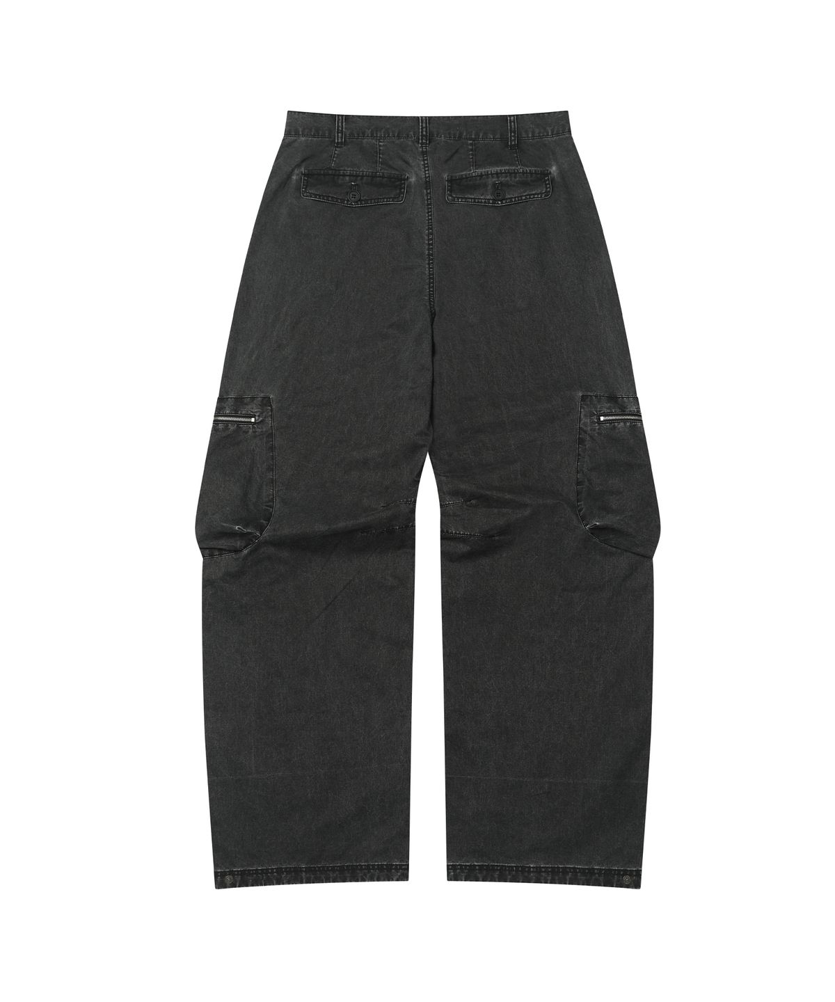 세컨모놀로그(SECONDMONO) Washed Wide Cargo Pants [CHARCOAL]_SEPT082CHARCOAL