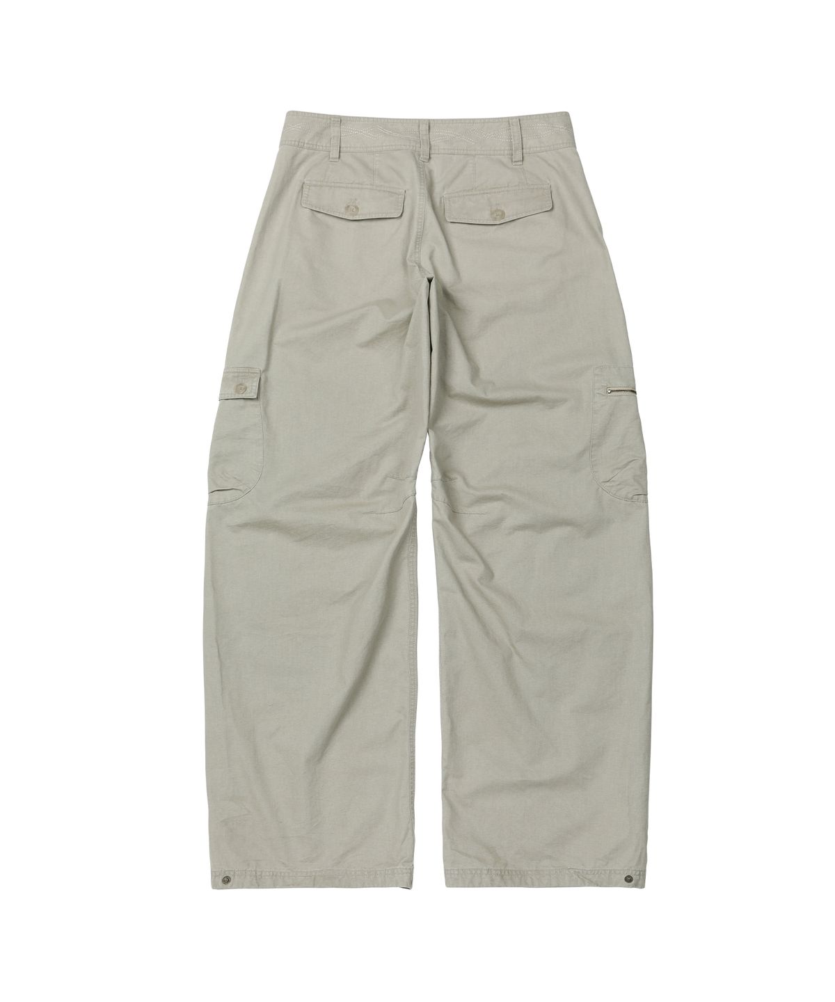 세컨모놀로그(SECONDMONO) Washed Low-Rise Cargo Pant [TAUPE]_SEWPT014TAUPE