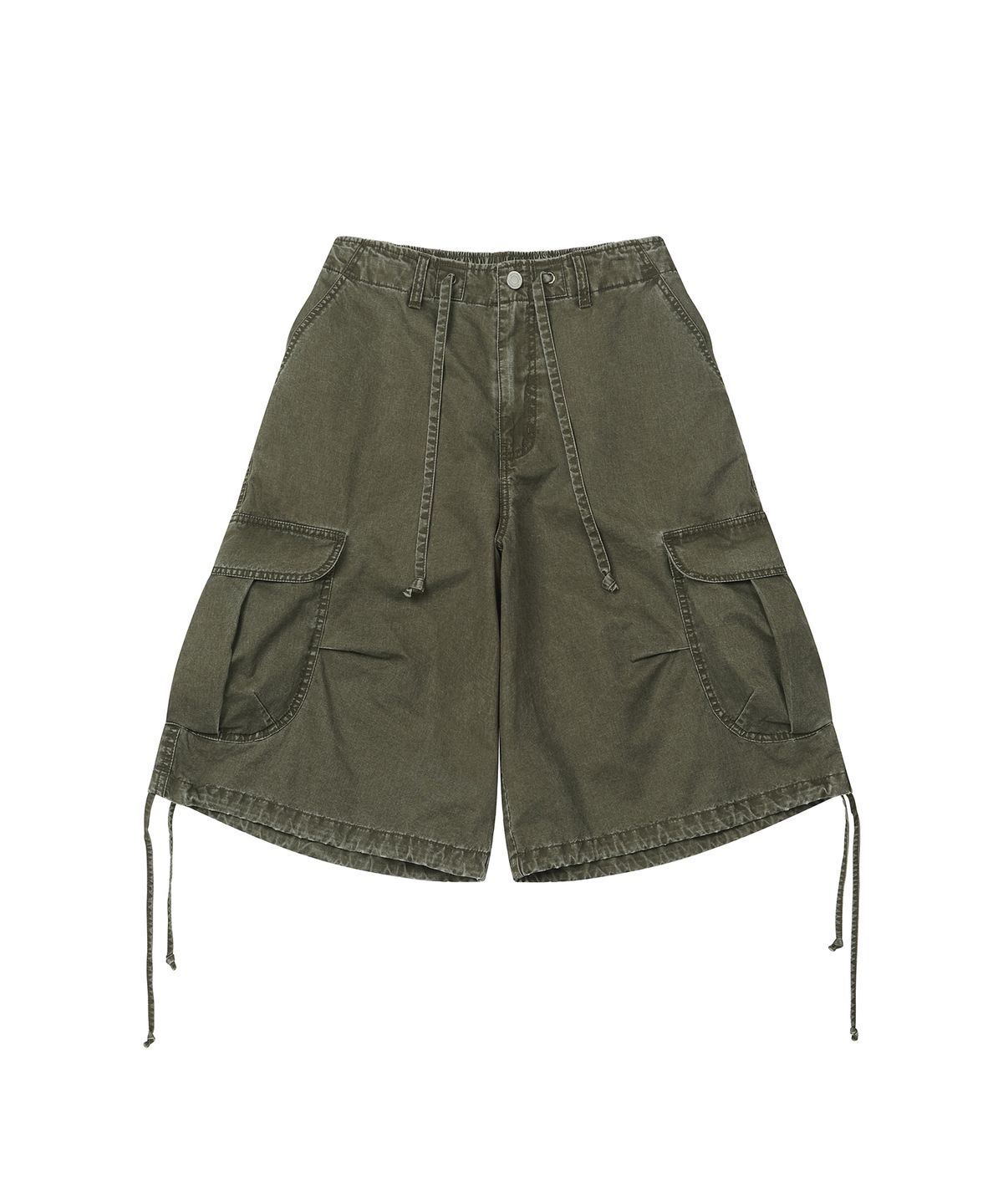 세컨모놀로그(SECONDMONO) Washed String Cargo [KBROWN]_SEWPT015KBROWN