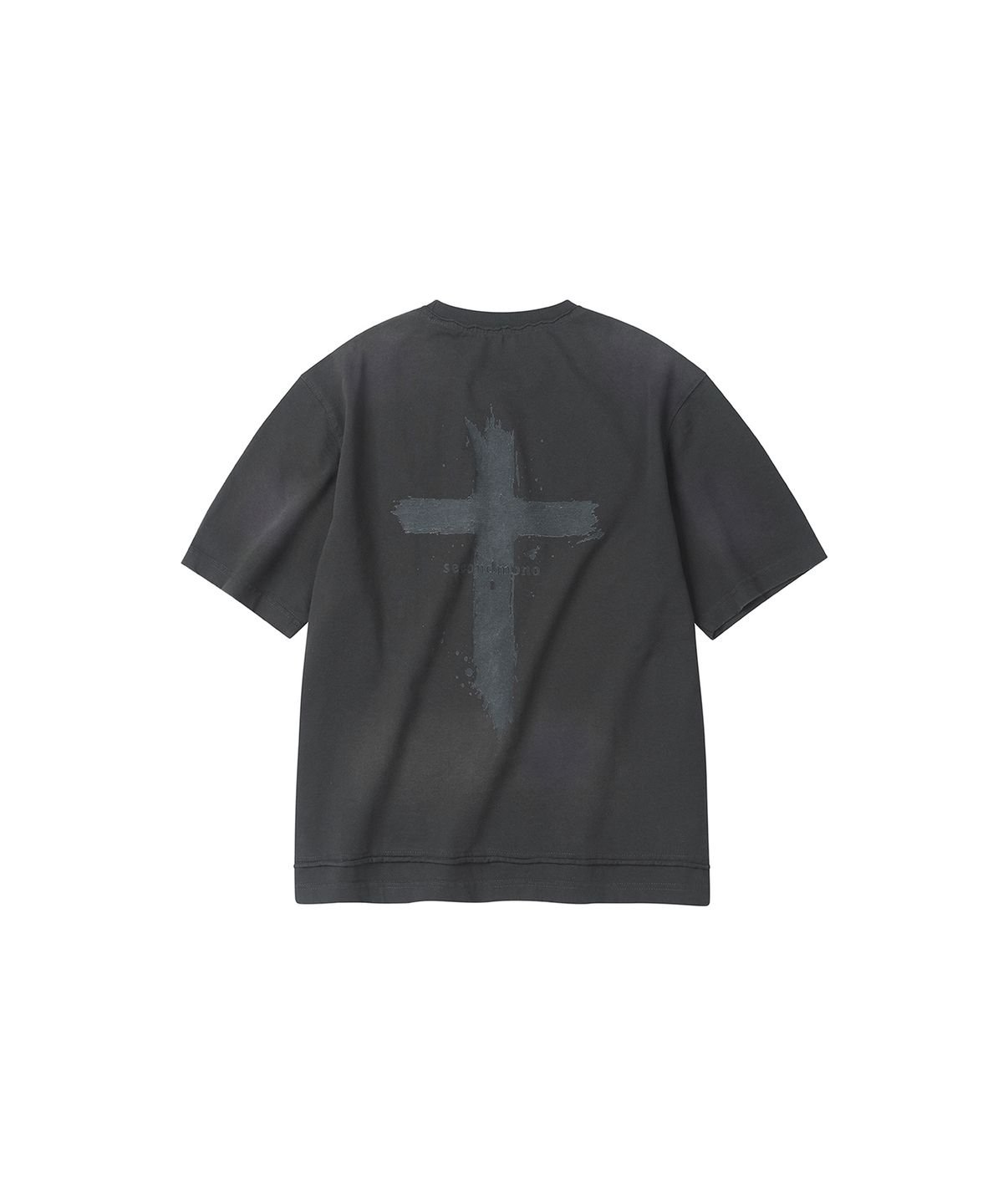 세컨모놀로그(SECONDMONO) Faded Layered Tee [BLACK]_SETS065BLACK