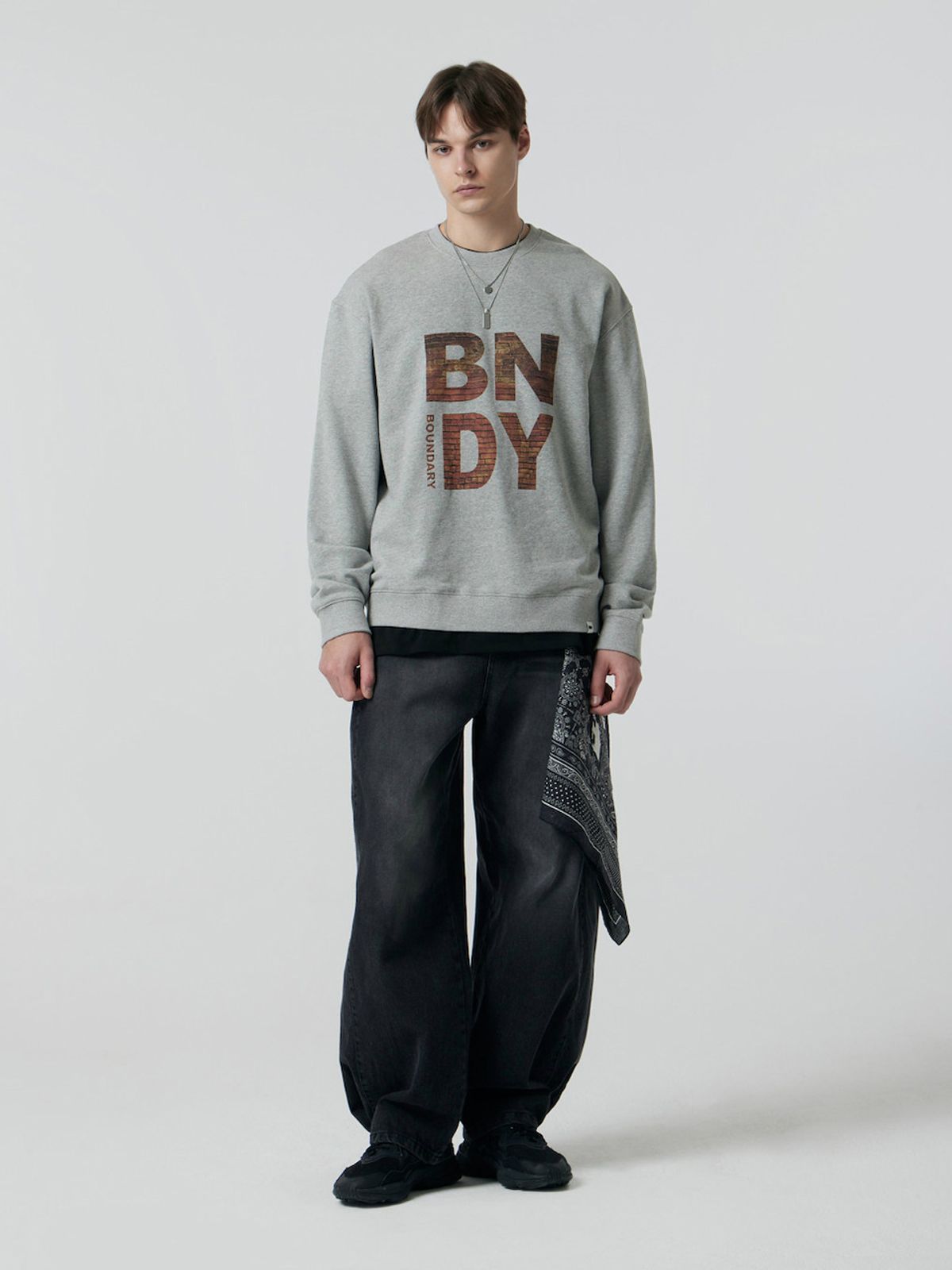 바운더리(BOUNDARY) BNDY SWEAT SHIRTS MG_B253PSM003