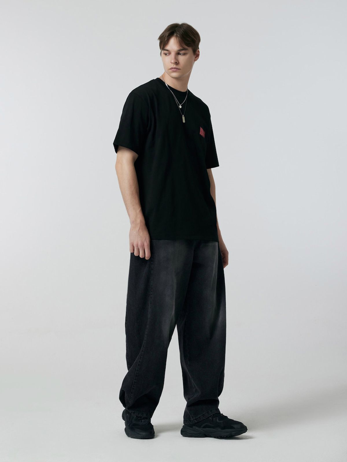 바운더리(BOUNDARY) SYMBOL T-SHIRT BK_B252PSM205