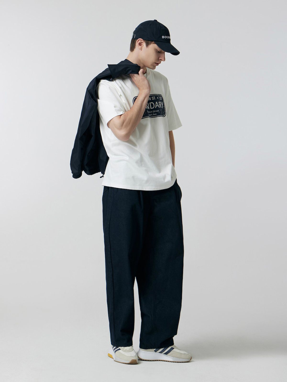 바운더리(BOUNDARY) LONDON STREET SIGN T-SHIRT IV_B252PSM202