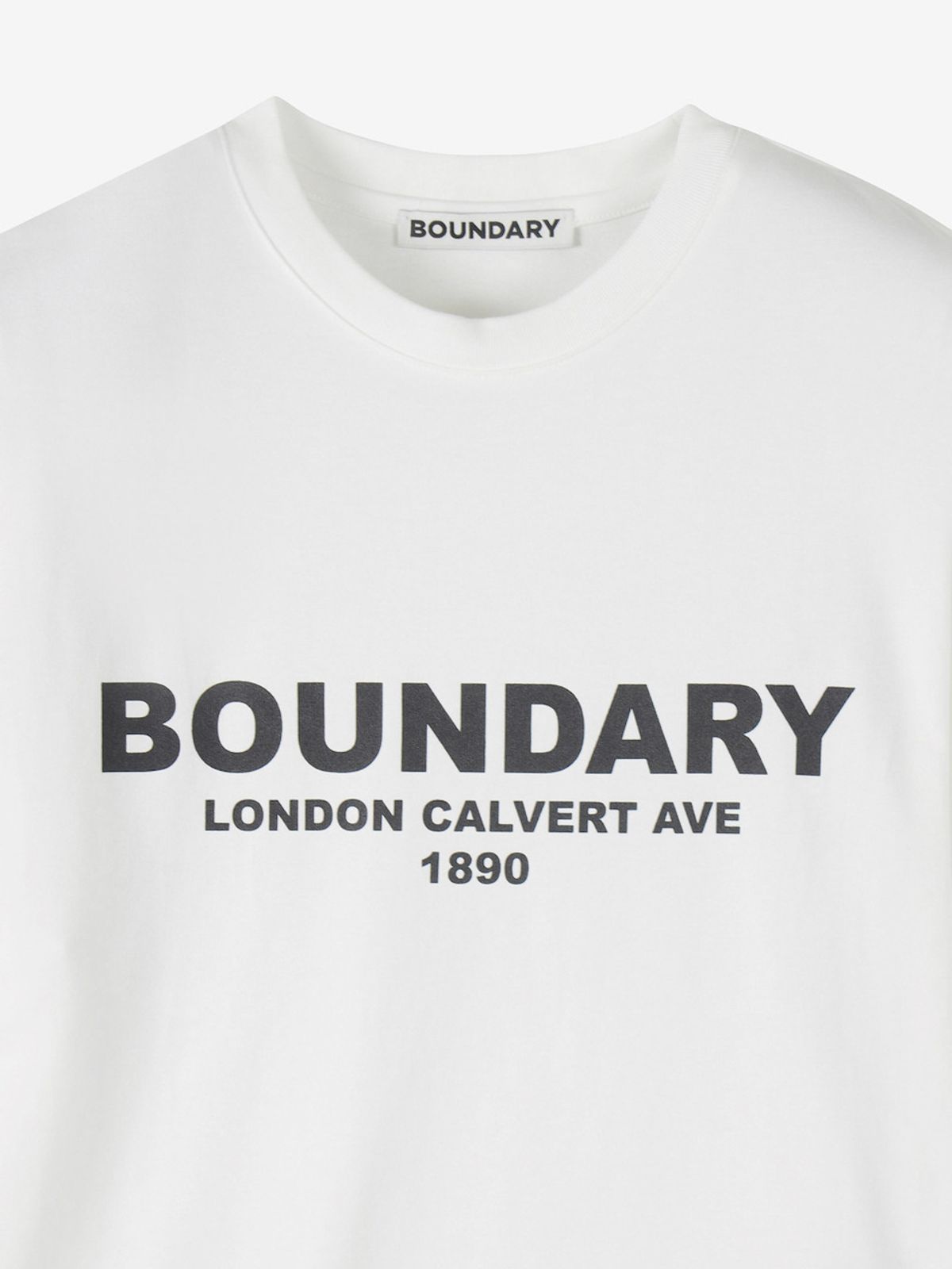 바운더리(BOUNDARY) LONDON CALVERT AVE 1890 T-SHIRT IV_B252PSM201
