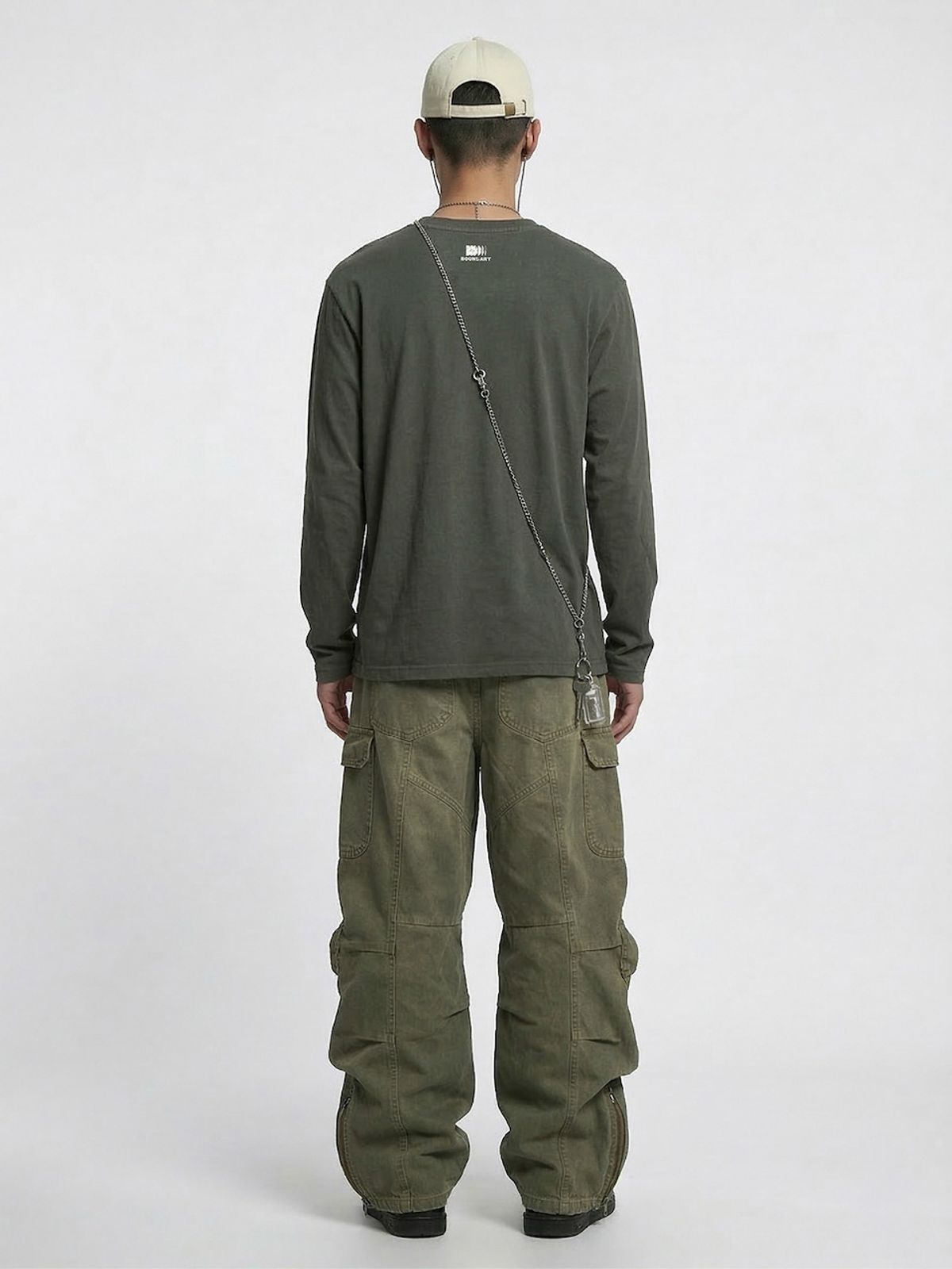 바운더리(BOUNDARY) BOUNDARY LOGO LONG SLEEVE TEE-SHIRTS CG_B261MSM204