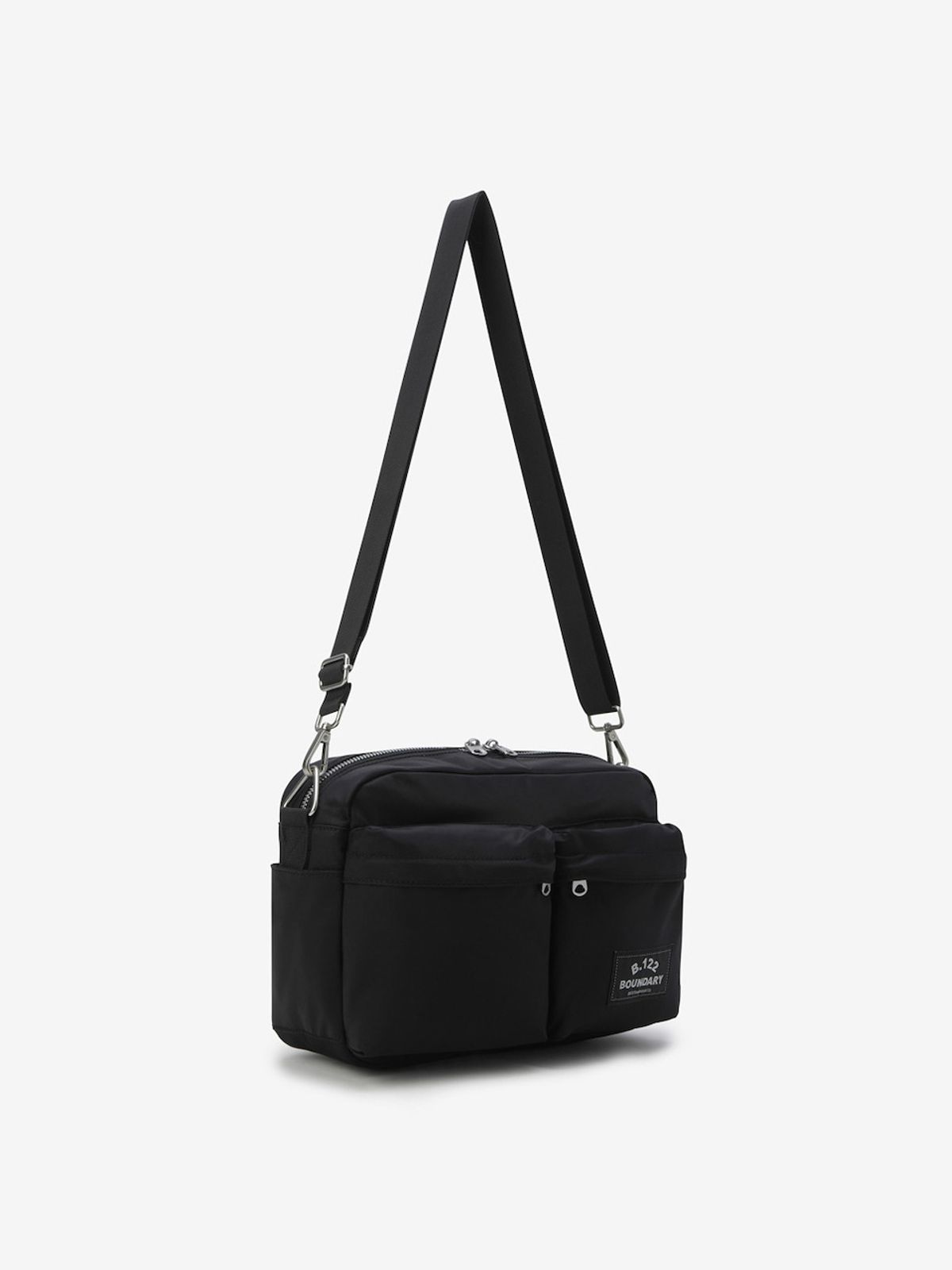 바운더리(BOUNDARY) B.122 LETTERING MINI CROSS BODY BAG BK_B261PHE001