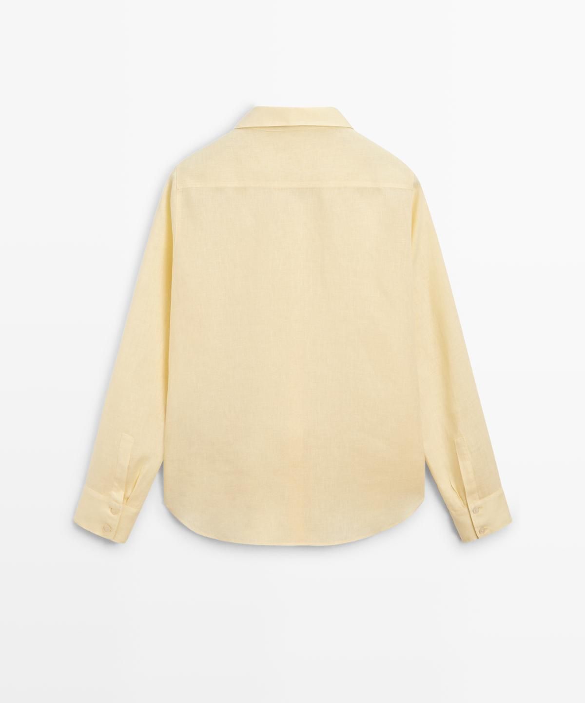 마시모두띠(MASSIMO DUTTI) 100% 린넨 루즈핏 셔츠