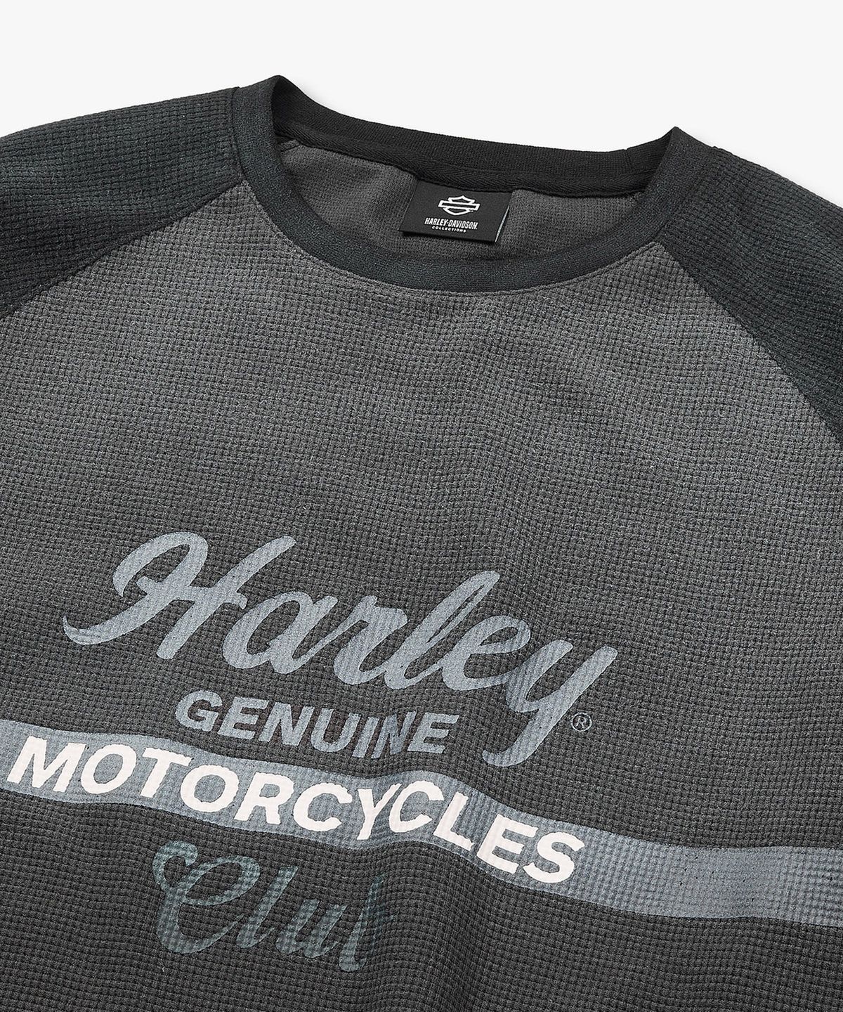 할리데이비슨 컬렉션스®(HARLEY-DAVIDSON COLLECTIONS®) [BV] 스프레이워싱 라그란 티셔츠 _다크 그레이 HH16111004