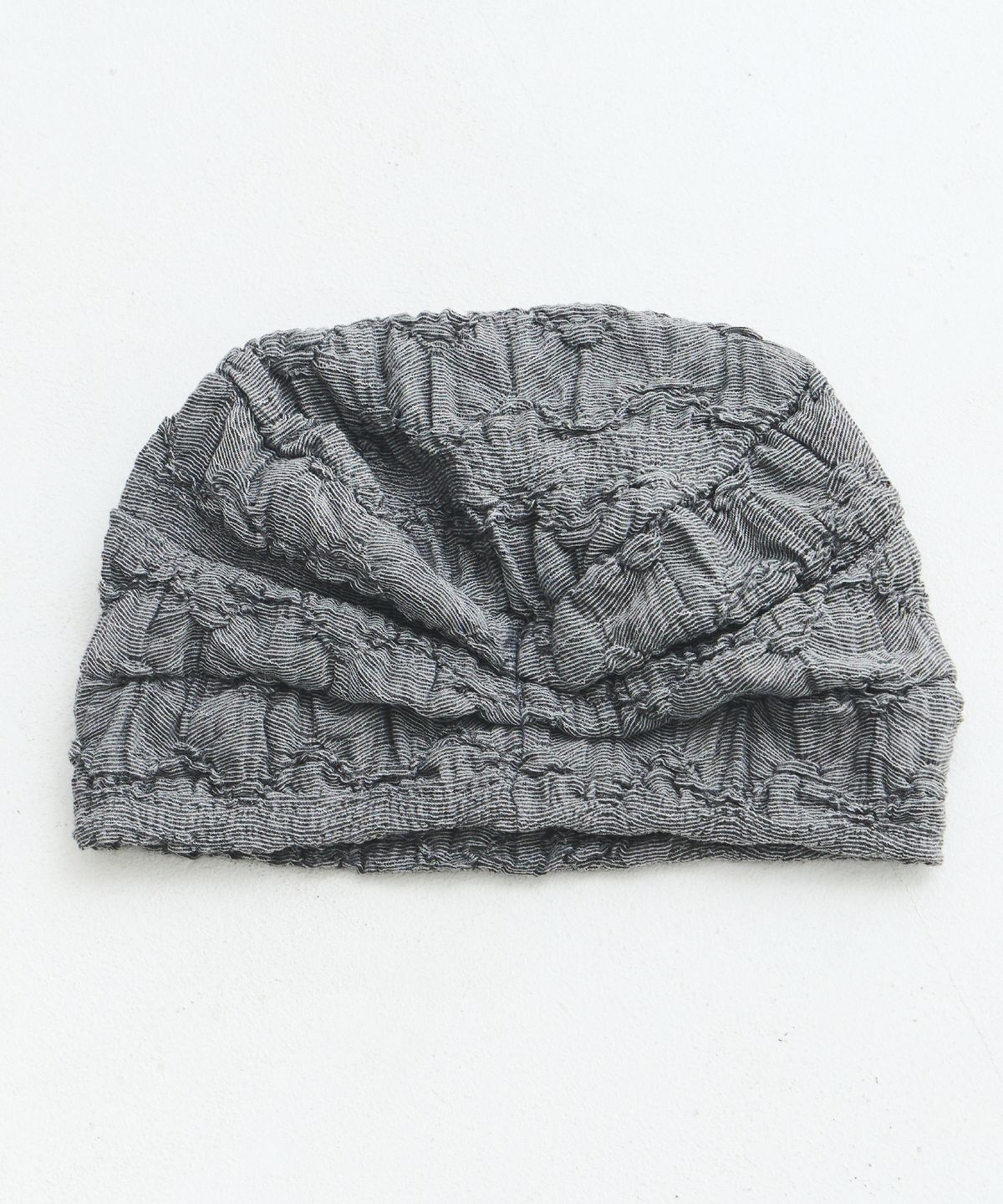 무아르모아(MOIREMOA) Rosette Light Beanie-Gray