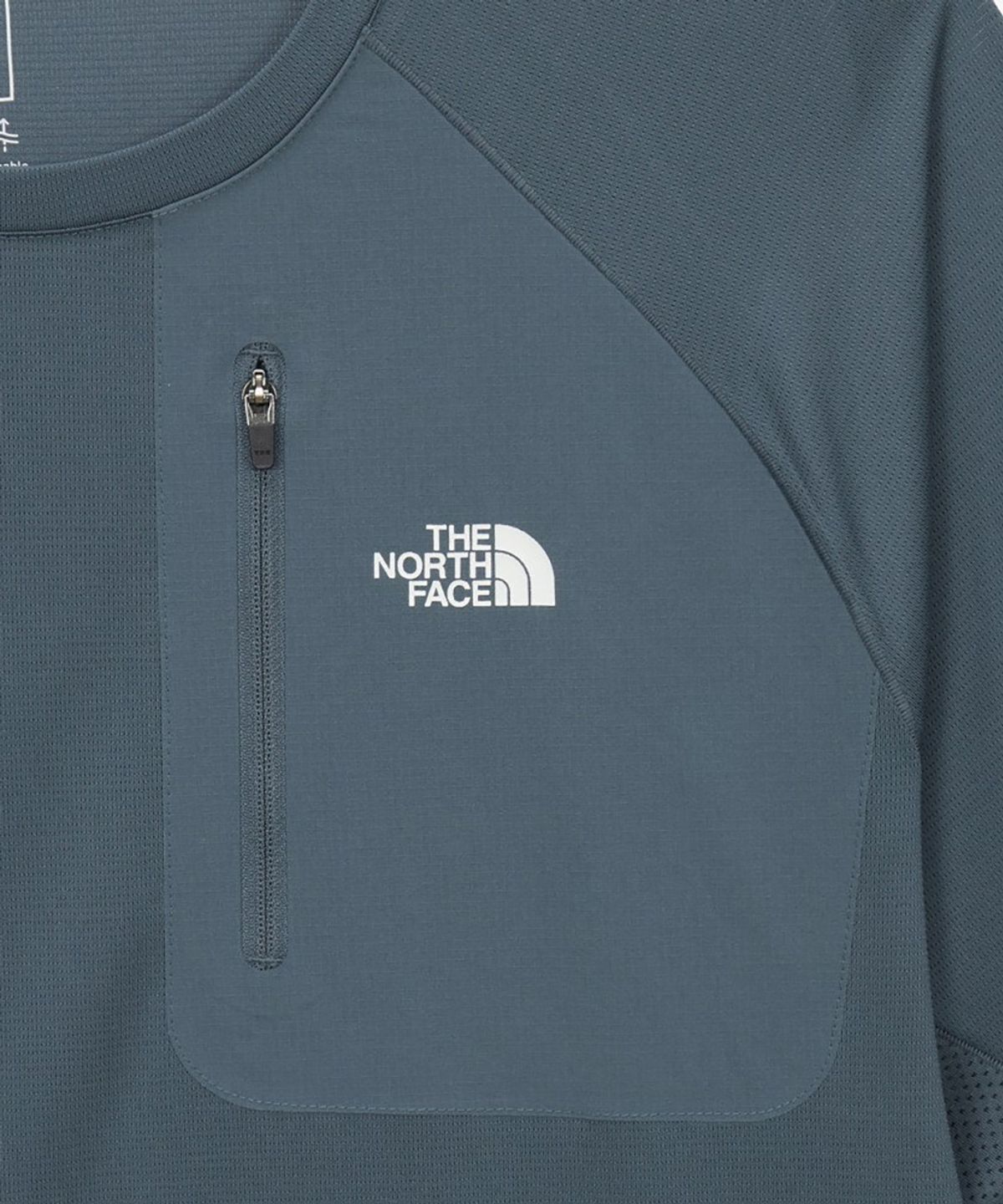 노스페이스(THE NORTH FACE) NT7US06B 남성 베인 반팔 티 SMOKE BLUE
