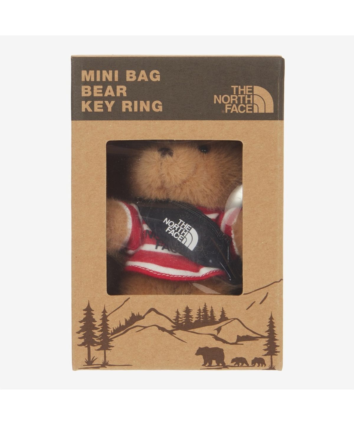 노스페이스(THE NORTH FACE) NA5AS08A 미니백 베어 키링 RED