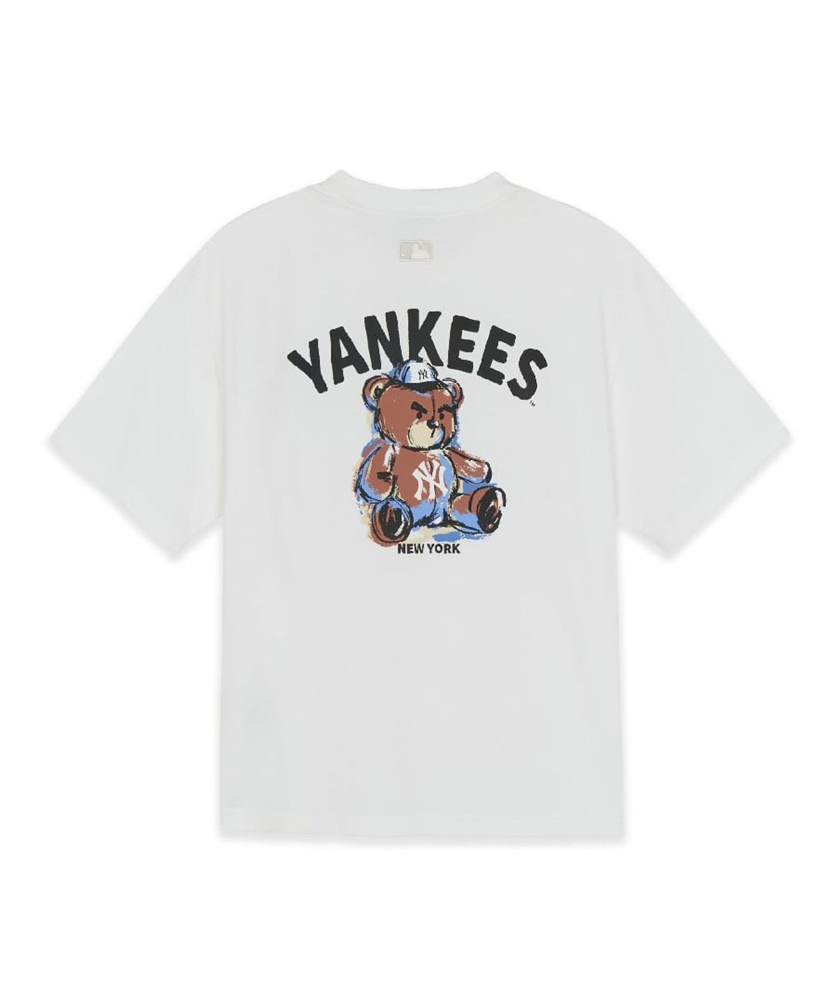 엠엘비(MLB) 메가베어 등판그래픽 오버핏 반팔 티셔츠 NY (White)