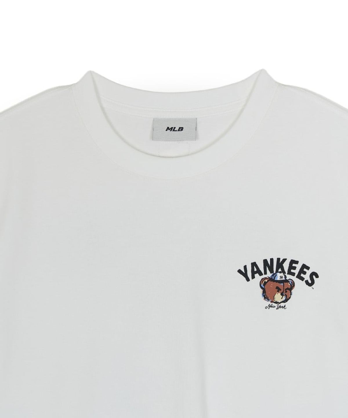 엠엘비(MLB) 메가베어 등판그래픽 오버핏 반팔 티셔츠 NY (White)