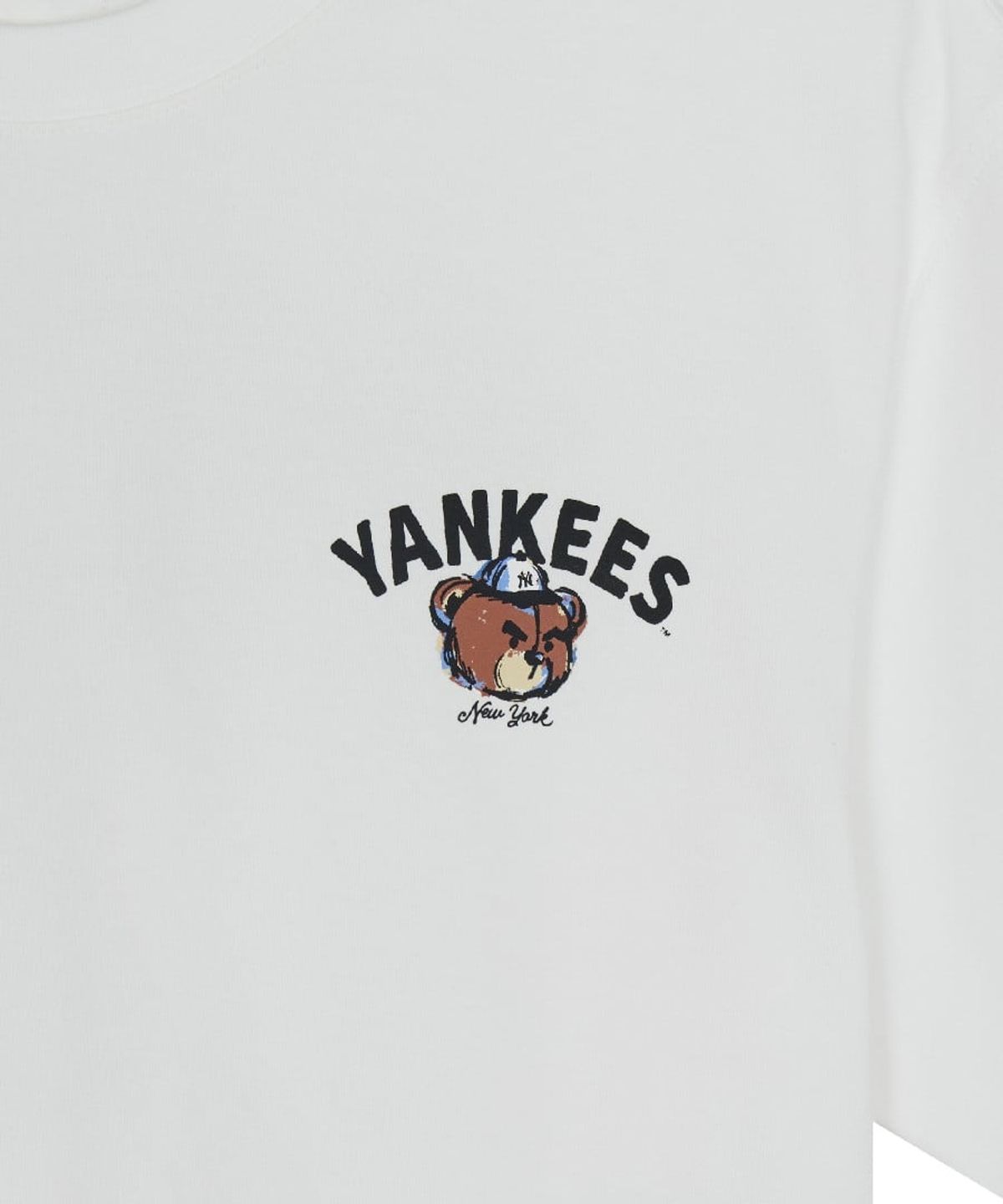 엠엘비(MLB) 메가베어 등판그래픽 오버핏 반팔 티셔츠 NY (White)
