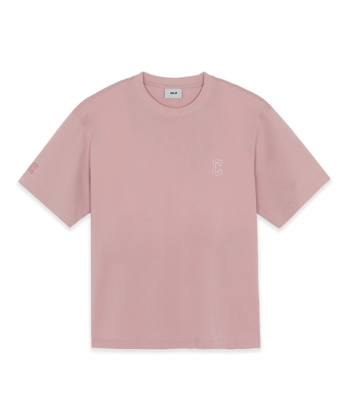 엠엘비(MLB) 베이직 라이트웨이트 오버핏 반팔 티셔츠 CLE (L.Pink)