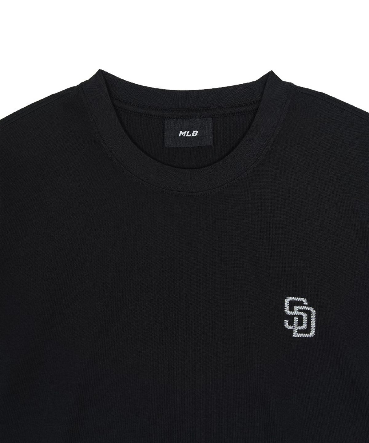 엠엘비(MLB) 베이직 라이트웨이트 오버핏 반팔 티셔츠 SD (Black)