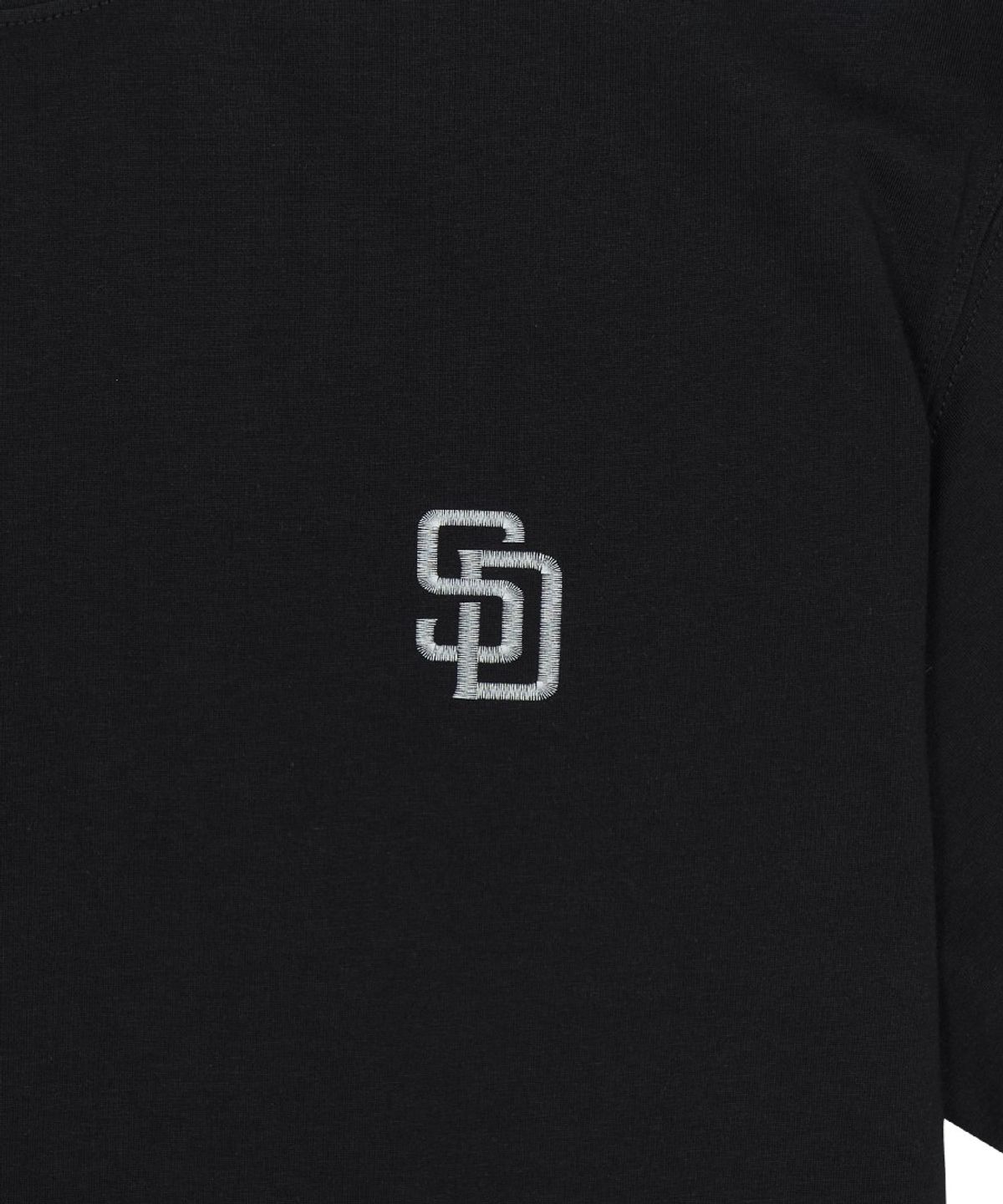 엠엘비(MLB) 베이직 라이트웨이트 오버핏 반팔 티셔츠 SD (Black)