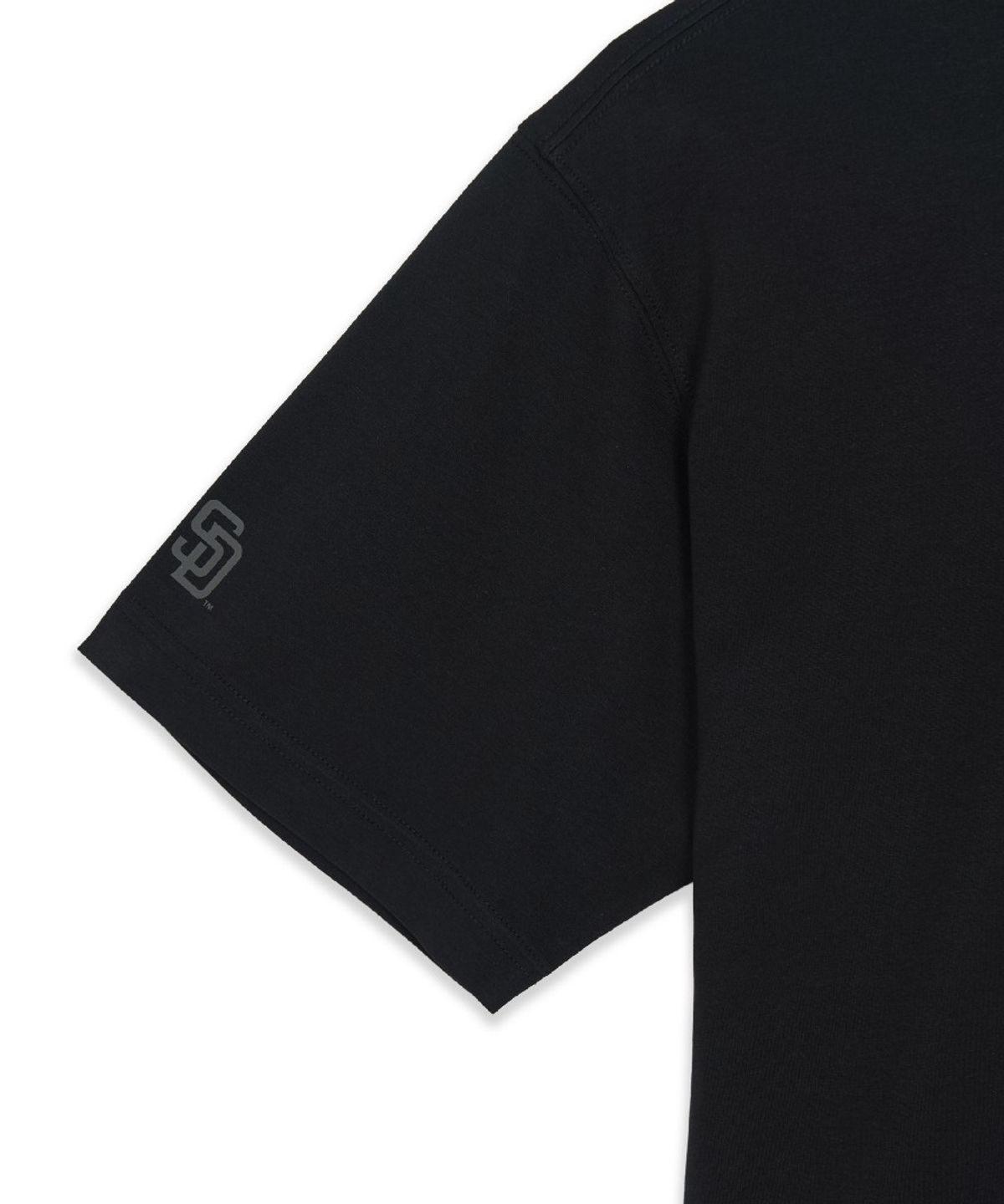 엠엘비(MLB) 베이직 라이트웨이트 오버핏 반팔 티셔츠 SD (Black)