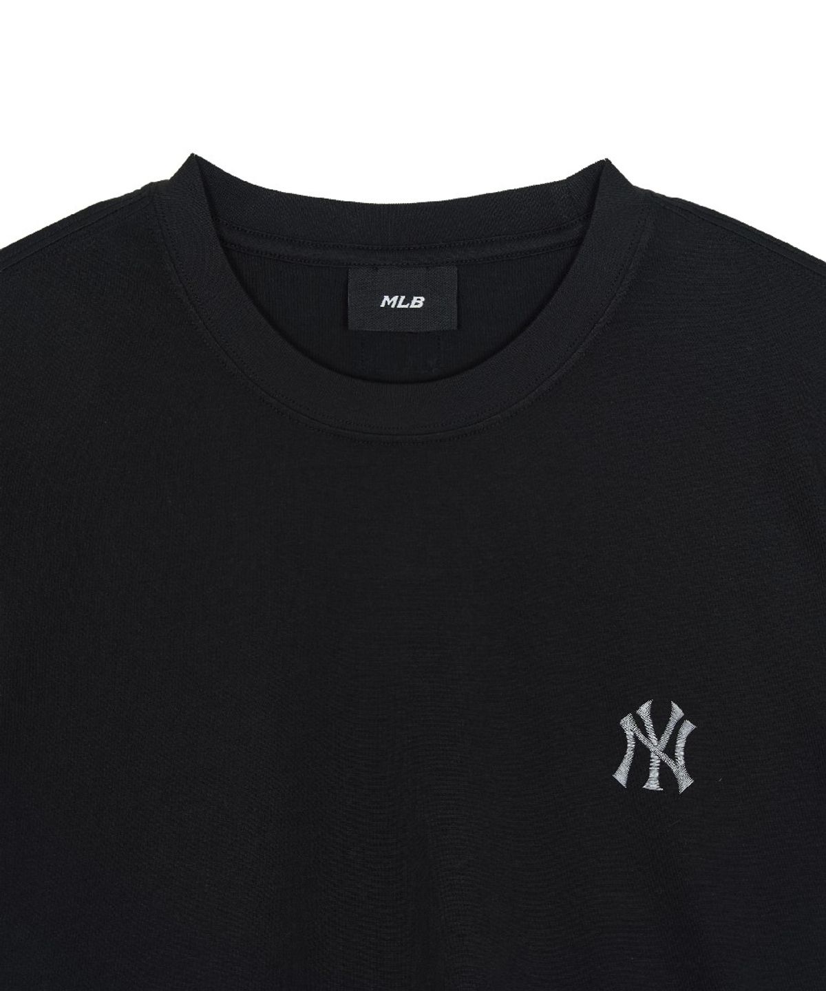 엠엘비(MLB) 베이직 라이트웨이트 오버핏 반팔 티셔츠 NY (Black)