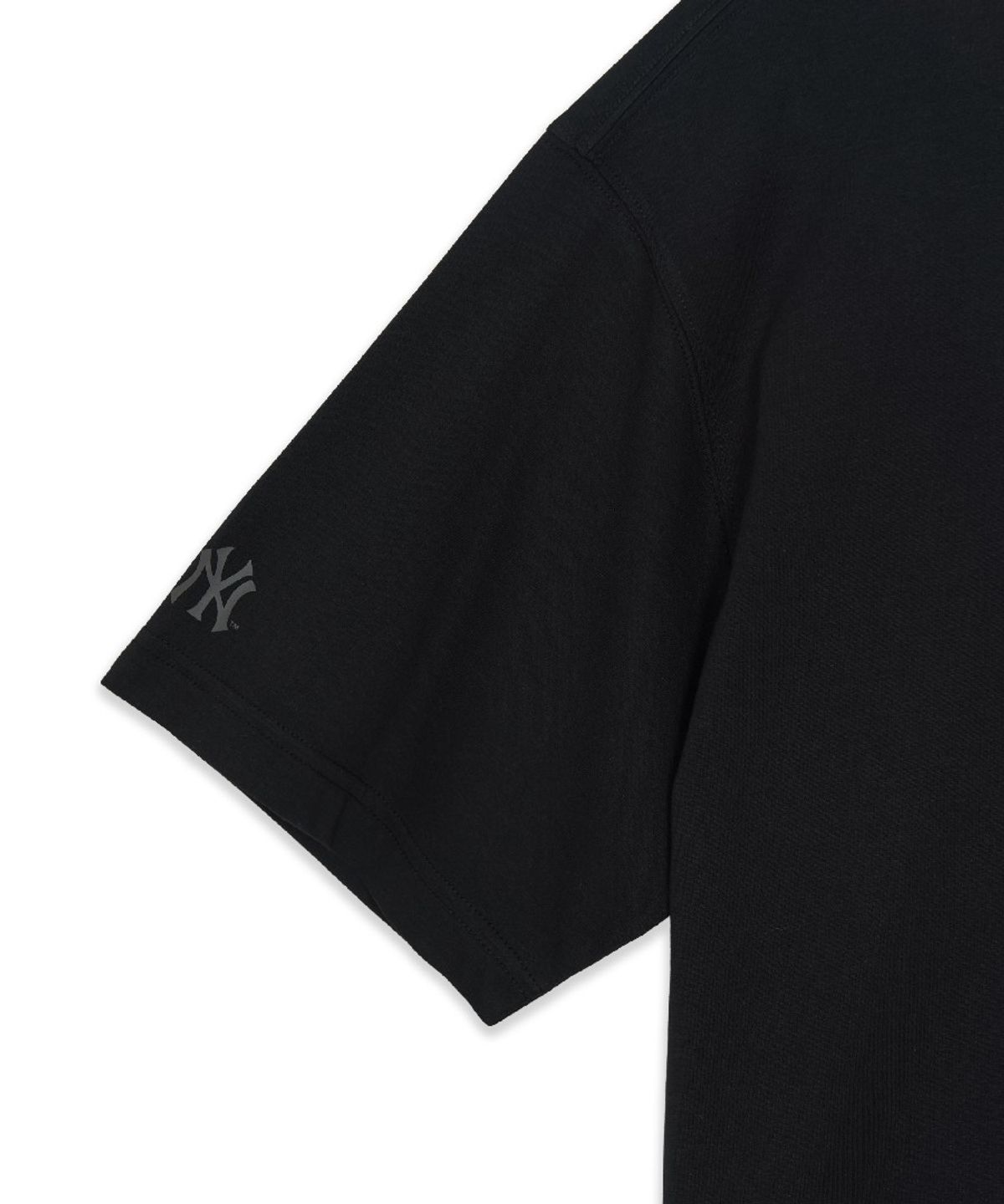 엠엘비(MLB) 베이직 라이트웨이트 오버핏 반팔 티셔츠 NY (Black)
