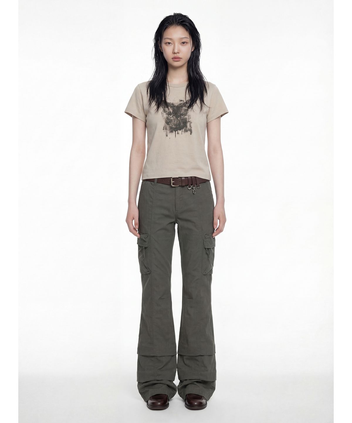 데프가먼츠(DEFGARMENTS) FLARE CARGO PANTS [2COLOR]