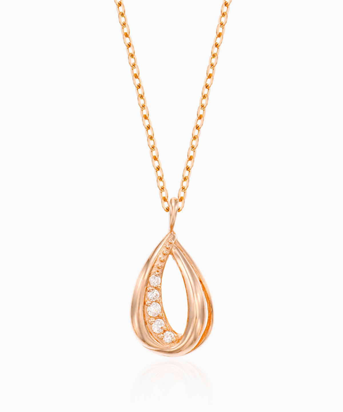 러비앤비(LOVEENB) [14K gold] 모던 물방울 목걸이