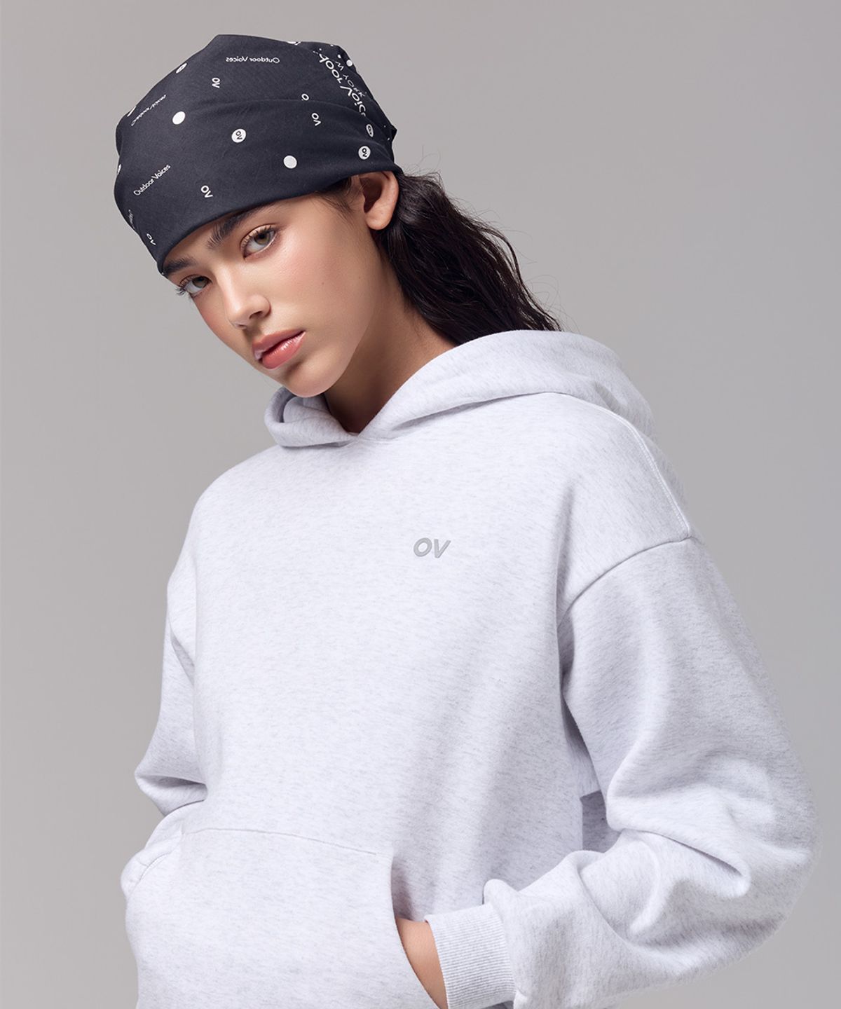 아웃도어 보이스(OUTDOOR VOICES) OV PAISLEY BANDANA (BLACK)