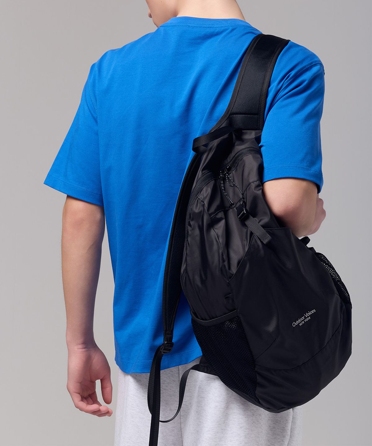 아웃도어 보이스(OUTDOOR VOICES) OV LIGHTWEIGHT BACKPACK (BLACK)