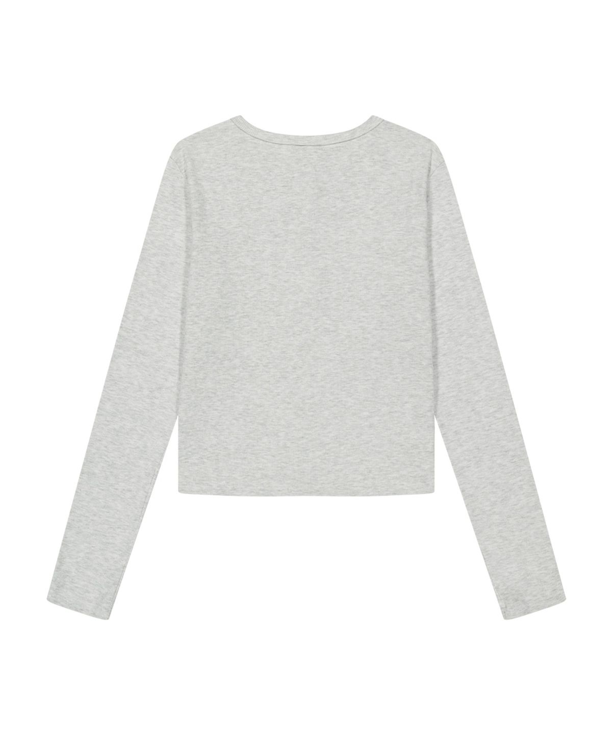 아웃도어 보이스(OUTDOOR VOICES) (W)ESSENTIAL RIB CARDIGAN (LIGHT HEATHER GRAY)