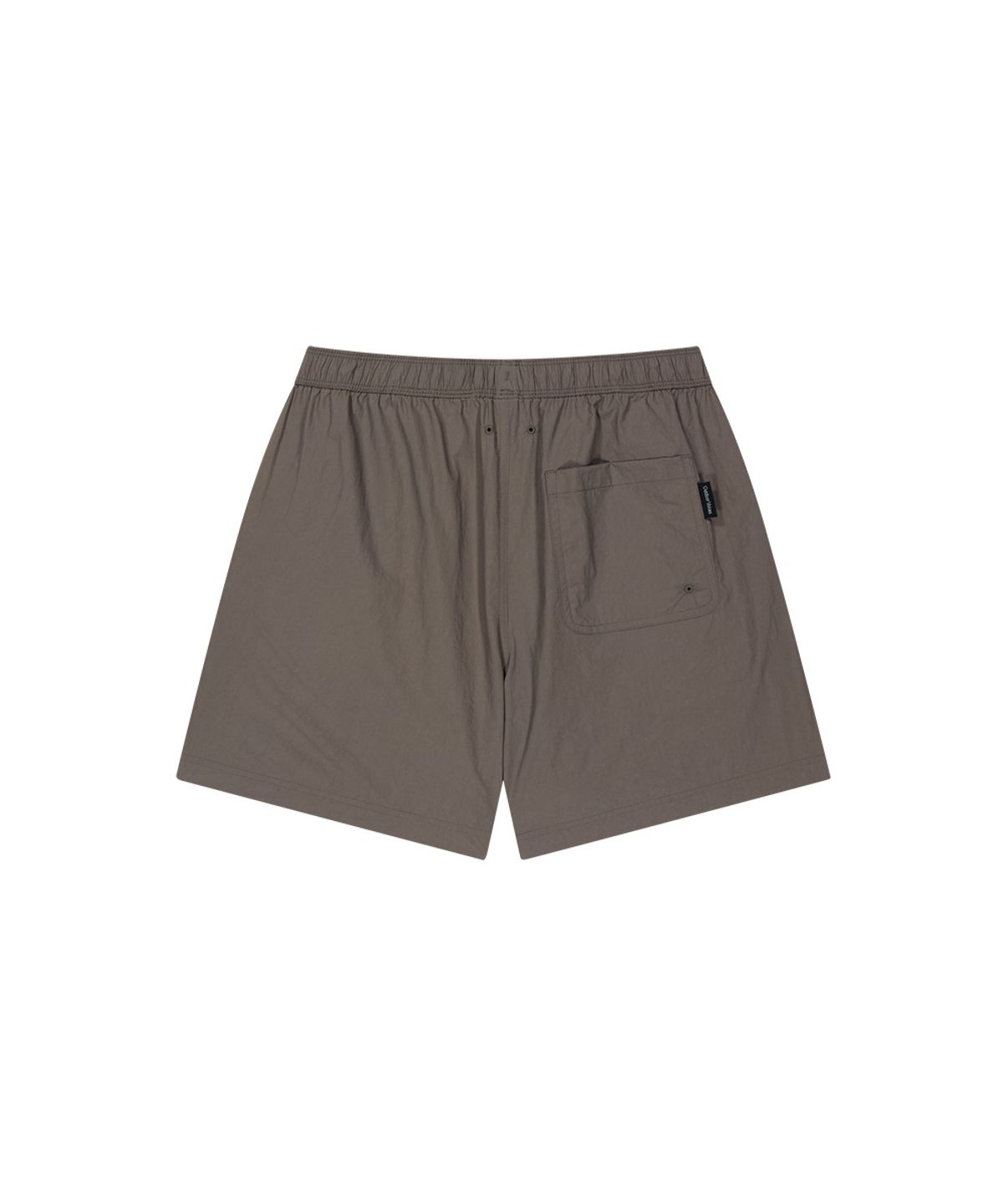 아웃도어 보이스(OUTDOOR VOICES) CLASSIC LOGO NYLON SHORTS (KHAKI BROWN)
