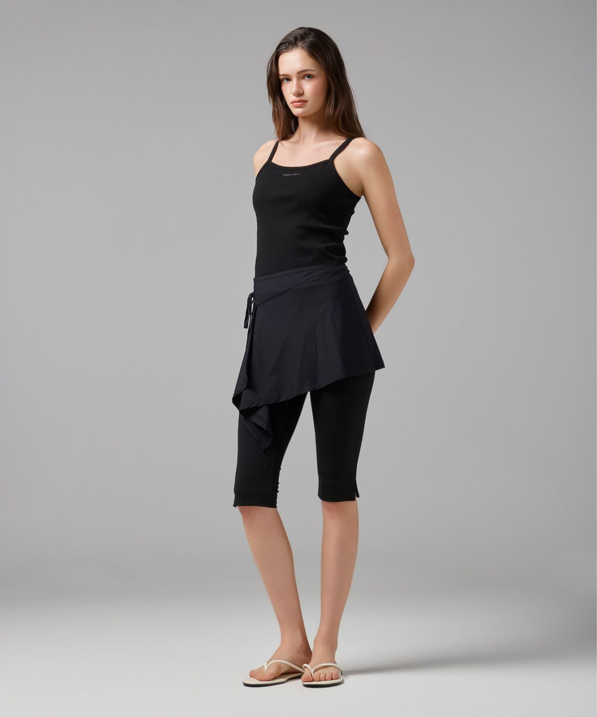 아웃도어 보이스(OUTDOOR VOICES) (W)Technol-OV™ COMFY FLEX CAPRI LEGGINGS (BLACK)