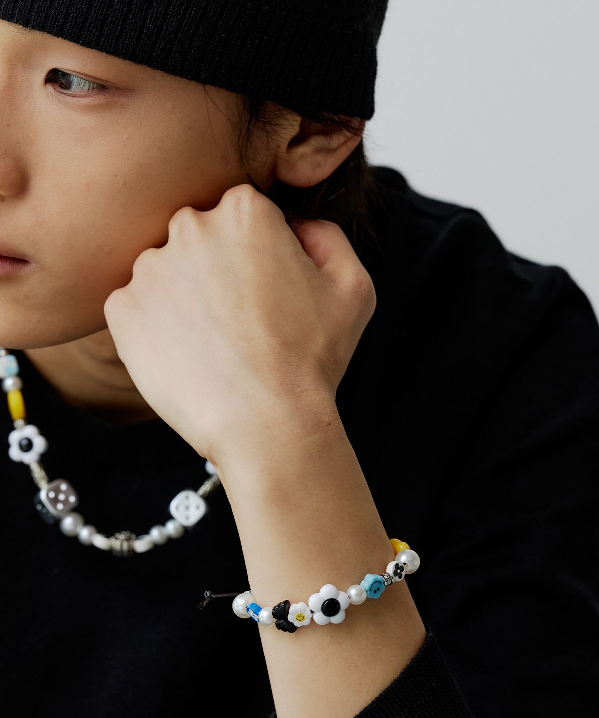 실버태그(SILVERTAG) BEB-26SS5 비비드 모먼트 콜라주 비즈 팔찌