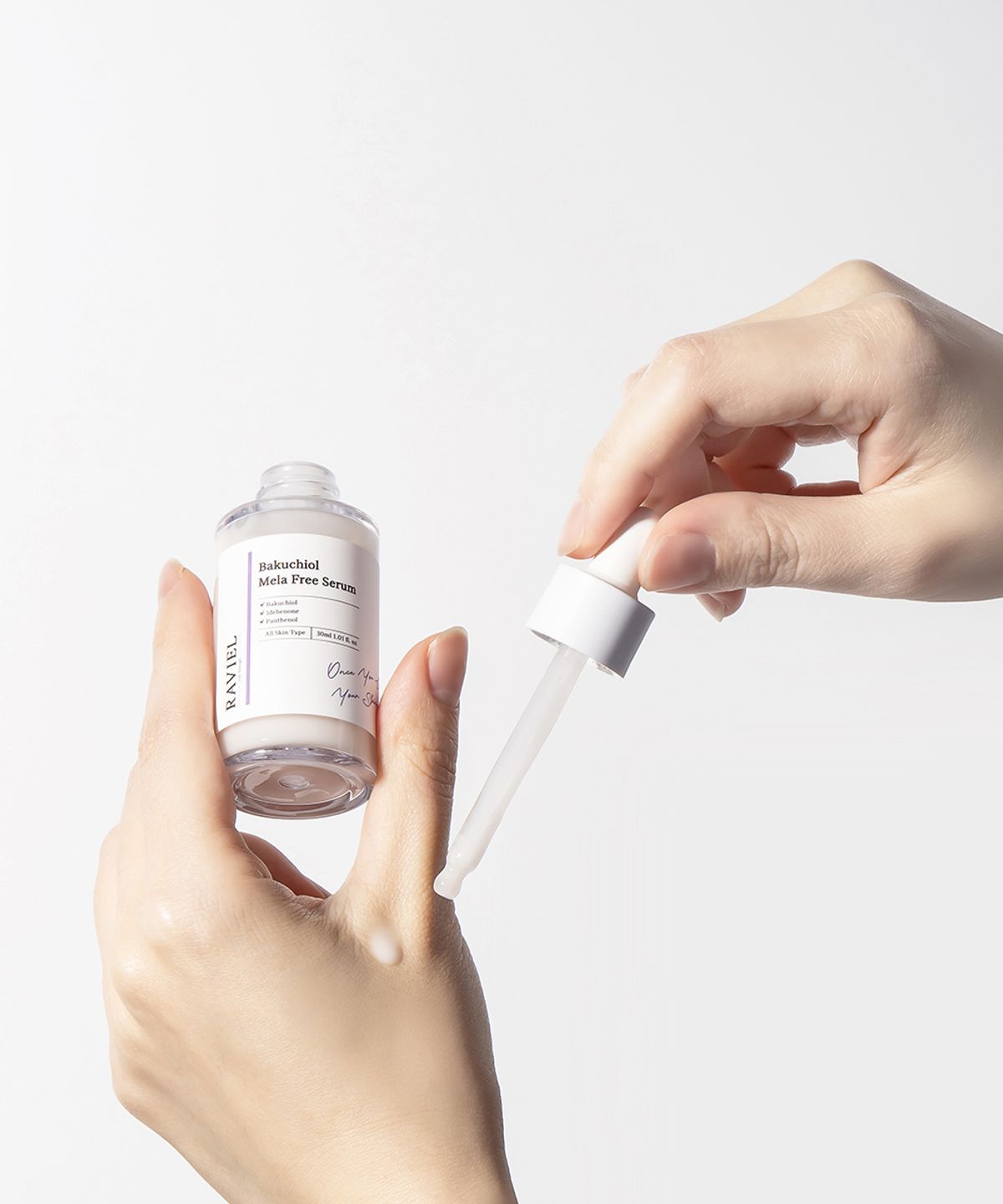 라비엘(RAVIEL) [2EA] 바쿠치올 탄력 미백 저자극 리프팅 멜라프리 세럼 30ml
