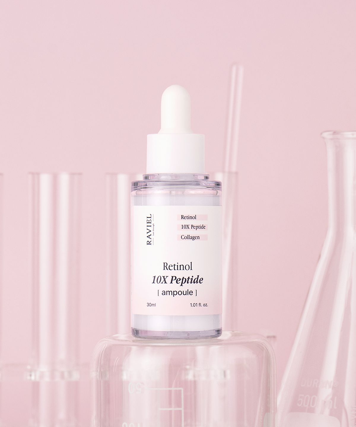 라비엘(RAVIEL) [2EA] 레티놀 펩타이드 앰플 콜라겐 탄력 피부결개선 모공타이트닝 주름개선 30ml