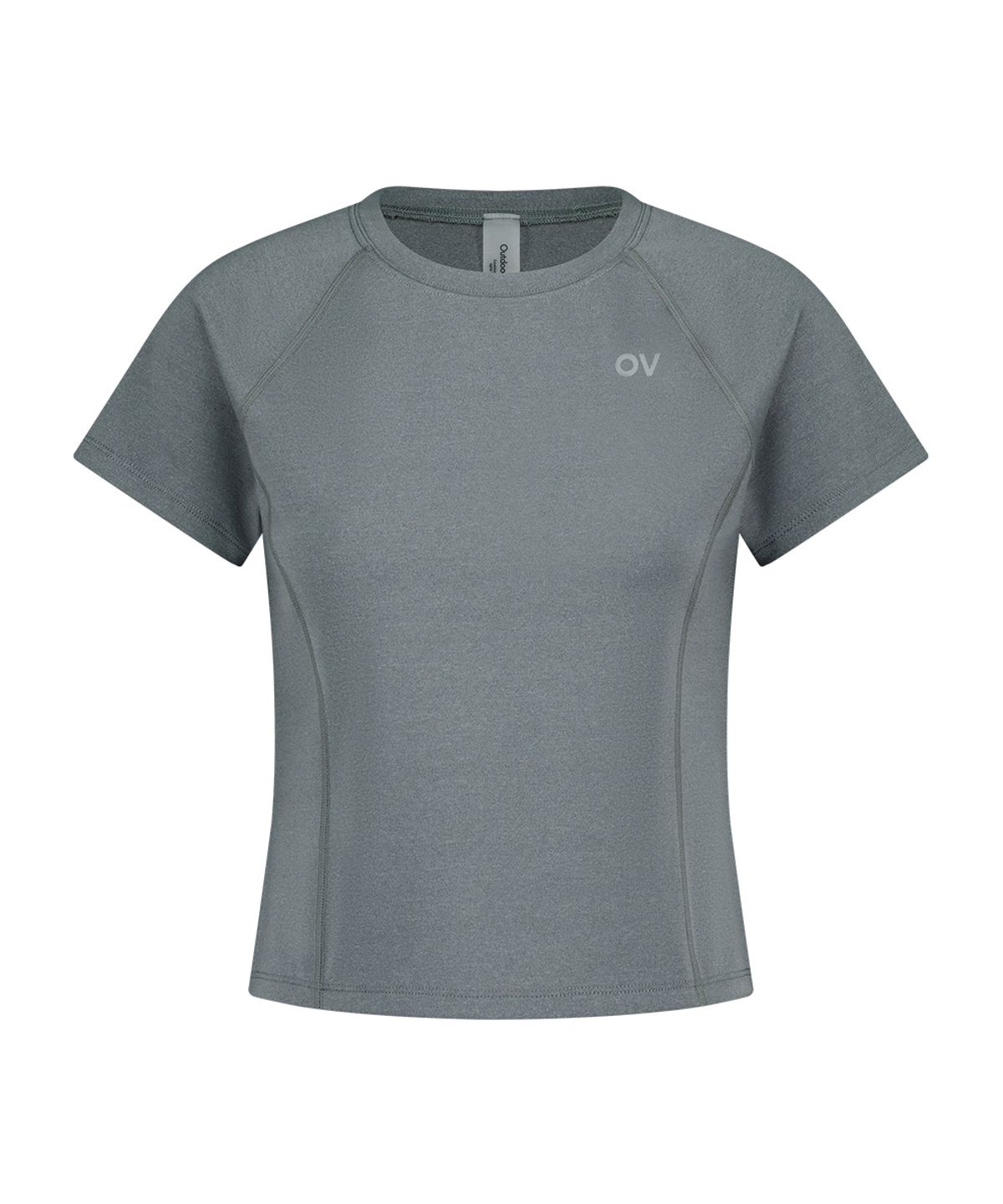 아웃도어 보이스(OUTDOOR VOICES) (W)Technol-OV™ DRY FLEX SLIM TEE (CHARCOAL)